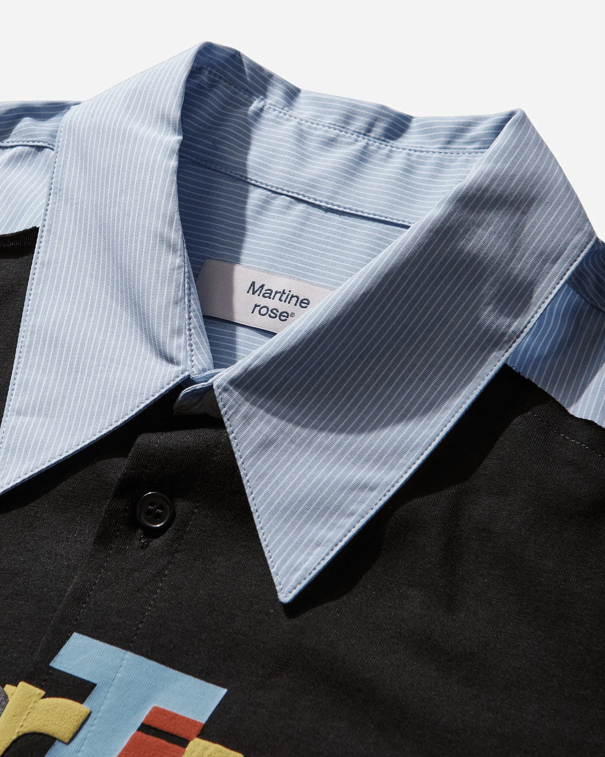 Martine Rose Longsleeve T-Shirt Shirt Blue / Black
