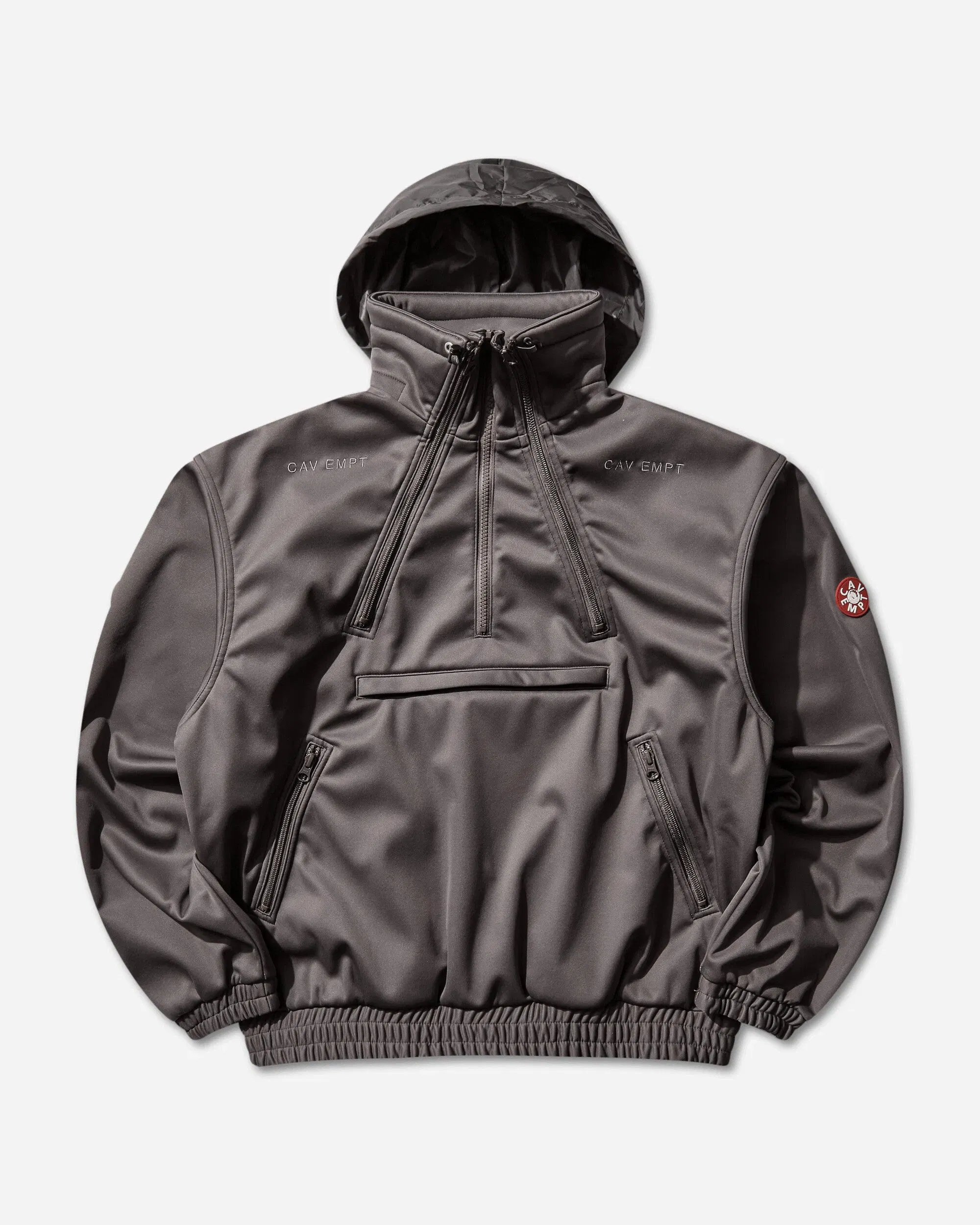 Cav Empt Men's Fleece Back Half Zip Jacket Grey