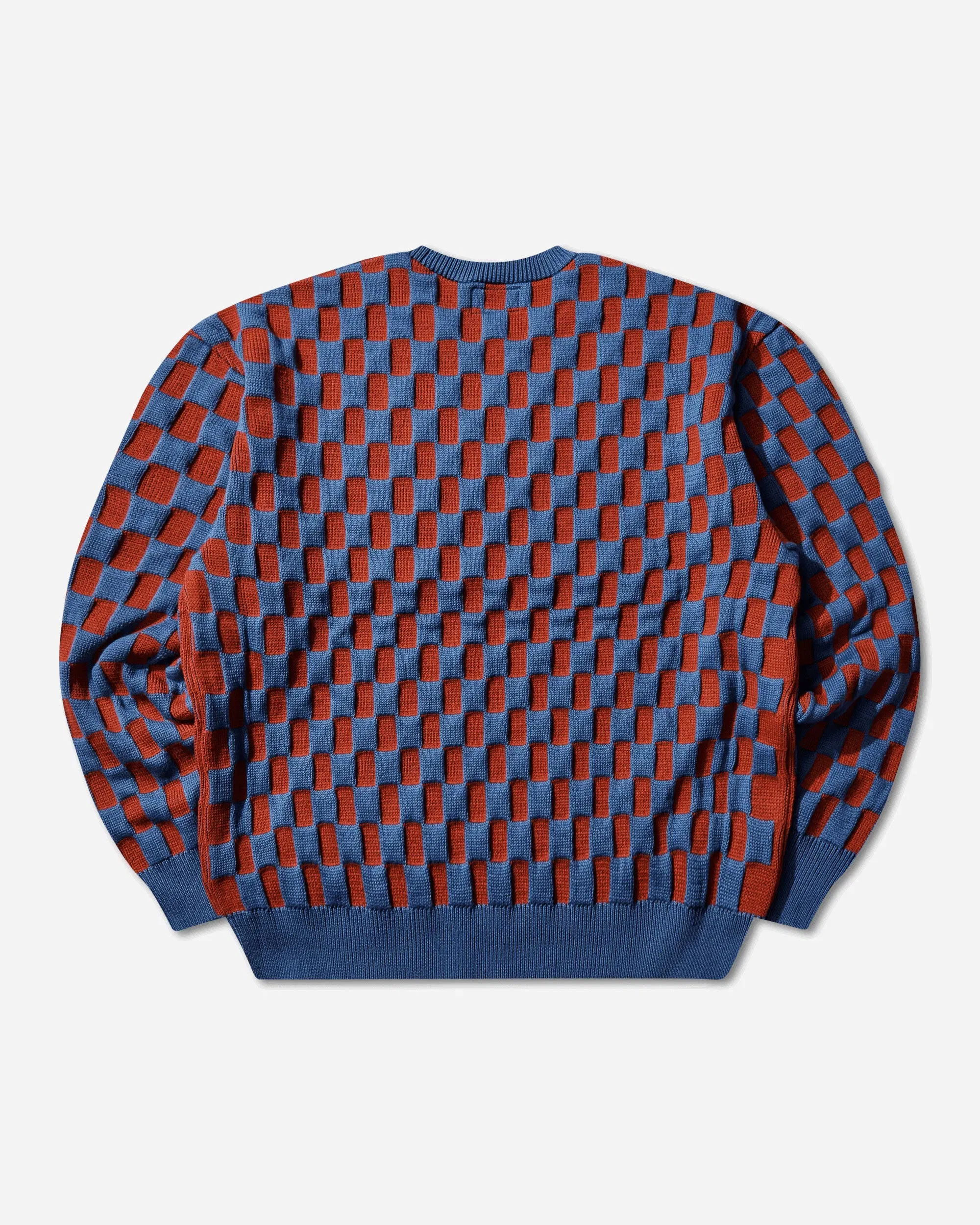 Cav Empt Men's Rectangular Block Knit Sweater Blue