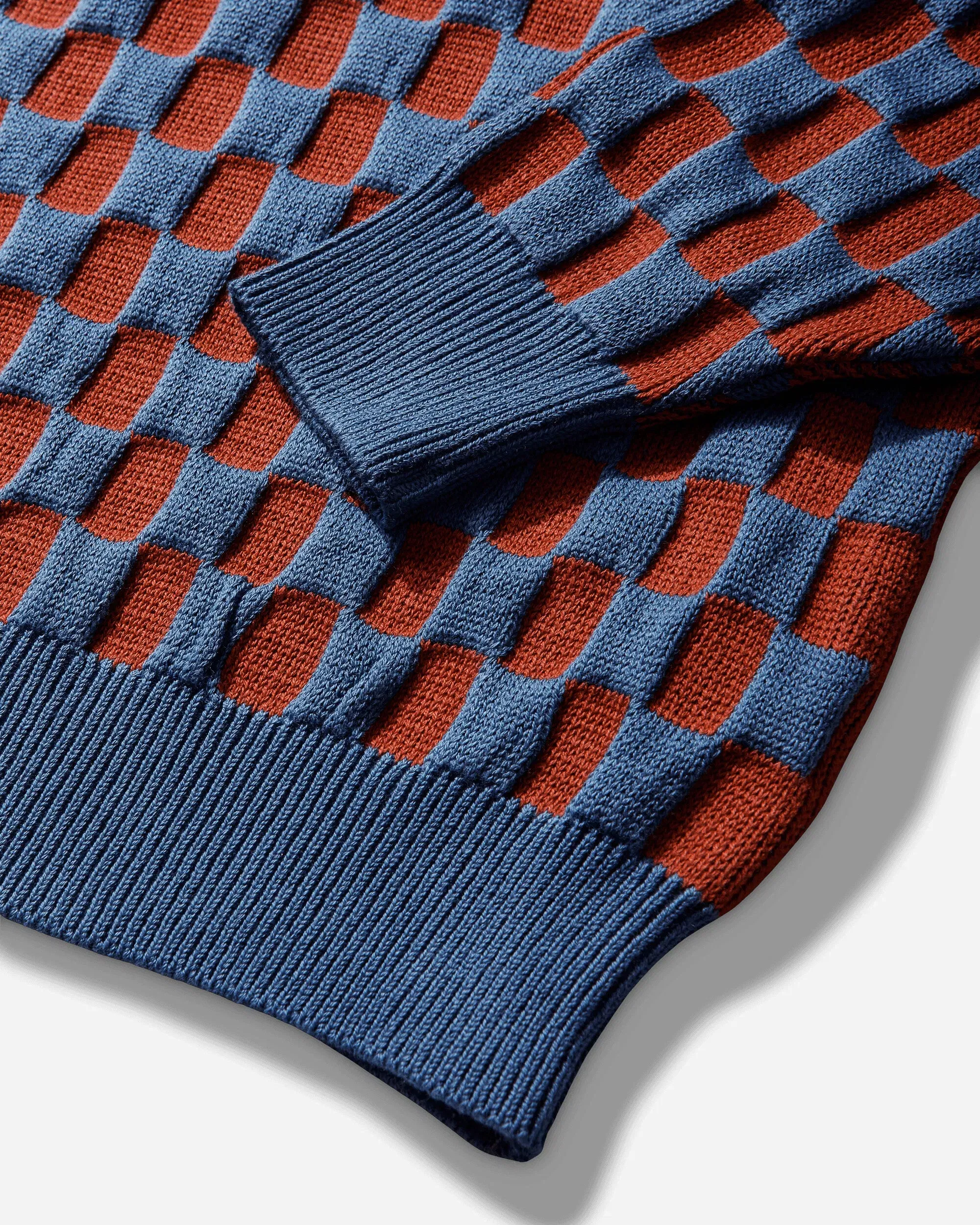 Cav Empt Men's Rectangular Block Knit Sweater Blue