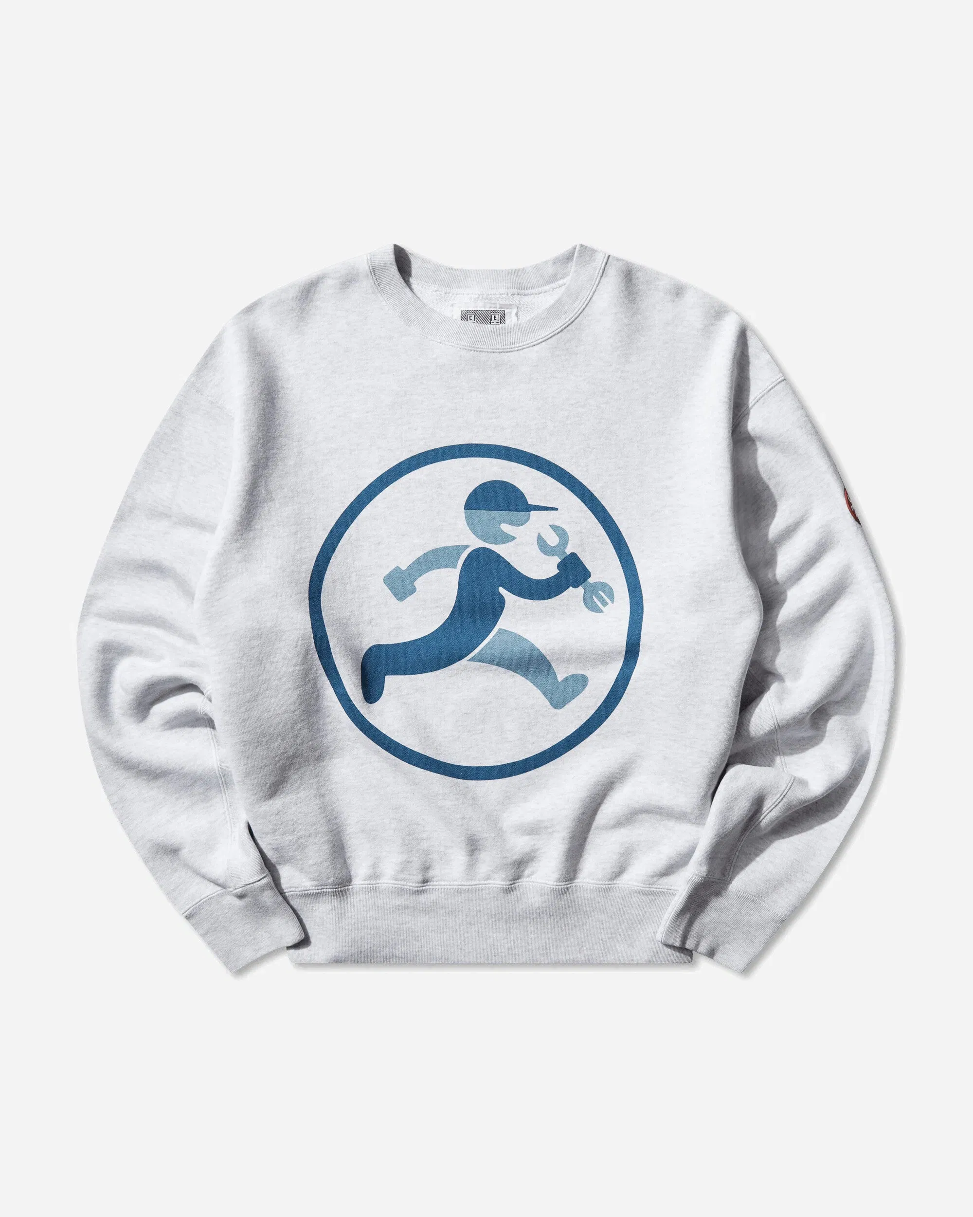 Cav Empt Men's AS HSF-001 Crewneck Sweatshirt Grey
