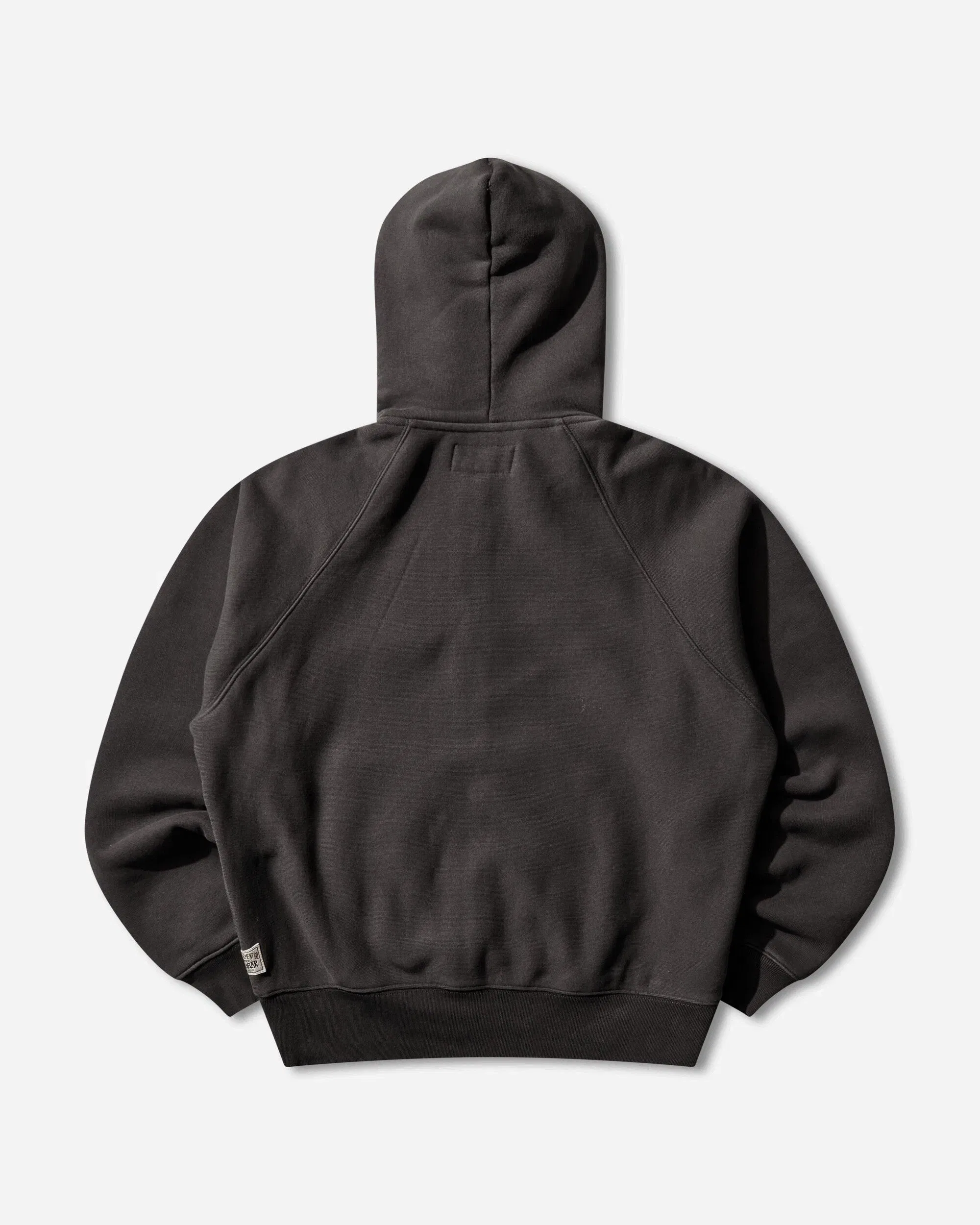 Stussy Relaxed Zip Hoodie Washed Black