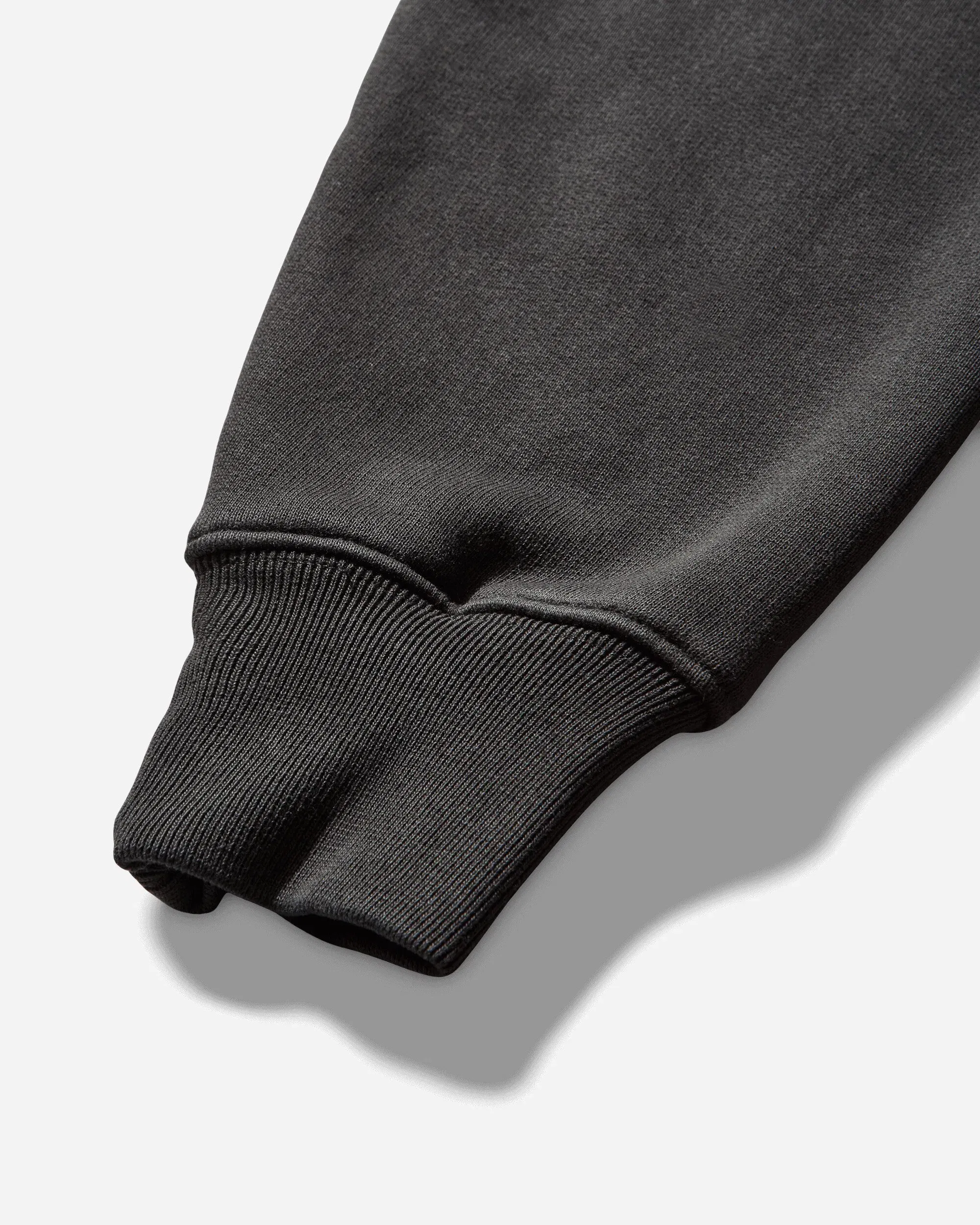 Stussy Relaxed Zip Hoodie Washed Black