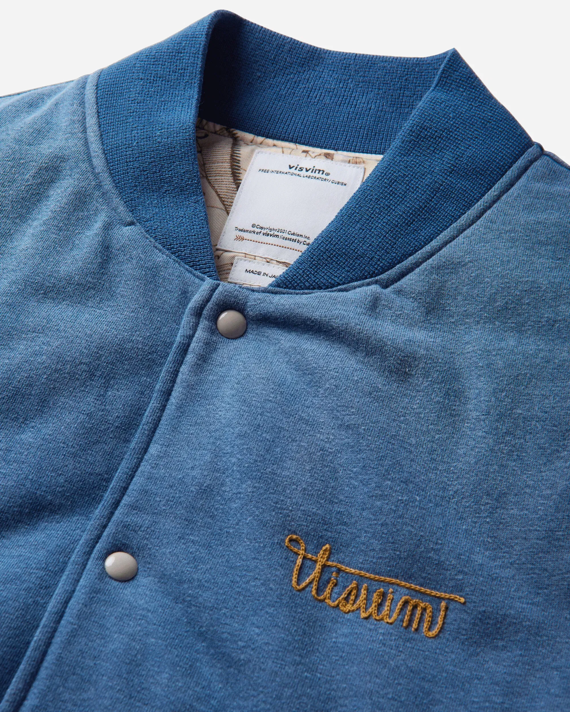 visvim Men's Varsity Era Down Jacket Light Indigo