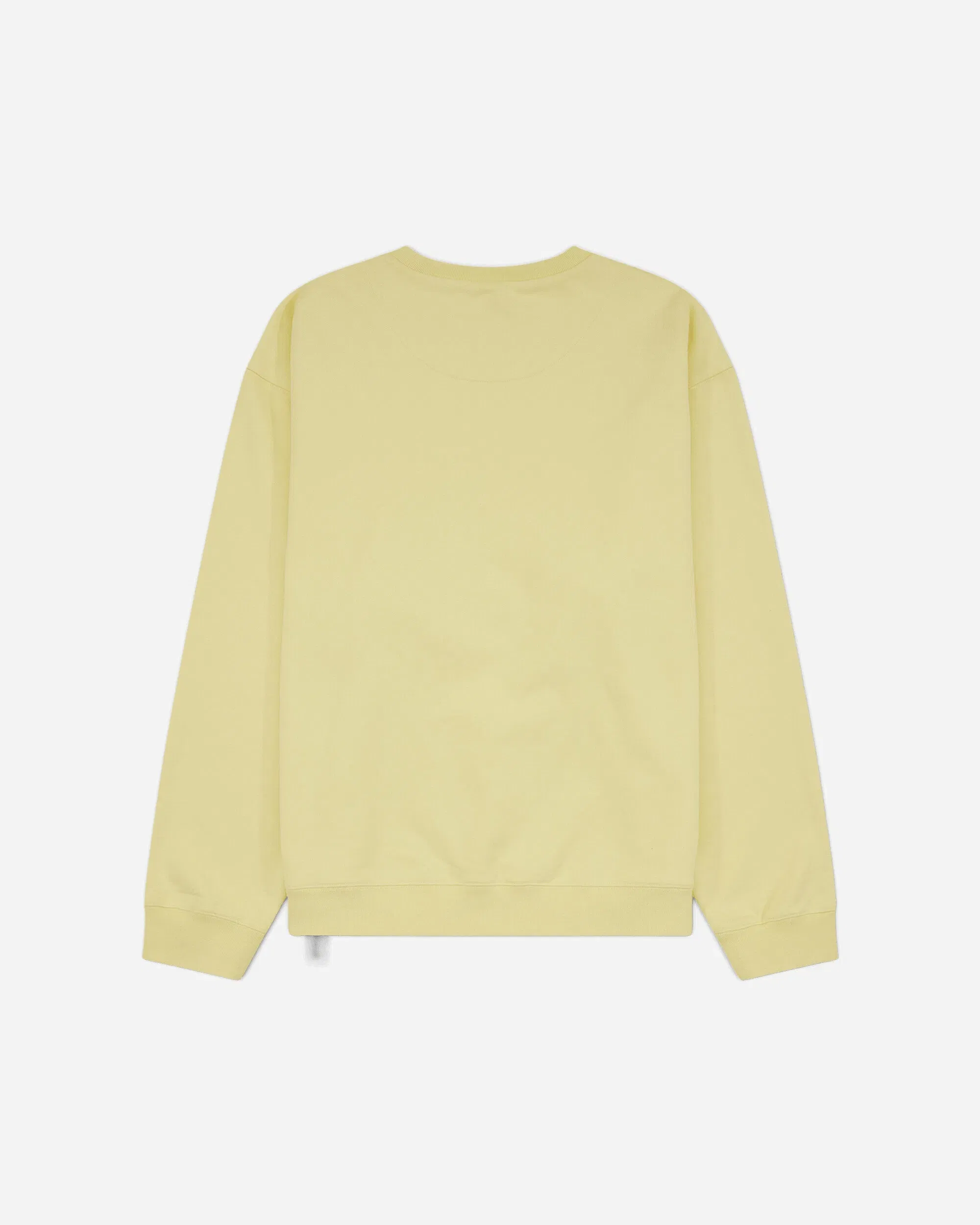 OAMC Peacemaker Men's Smile Print Print Loose Fit Crewneck Sweatshirt Light Yellow