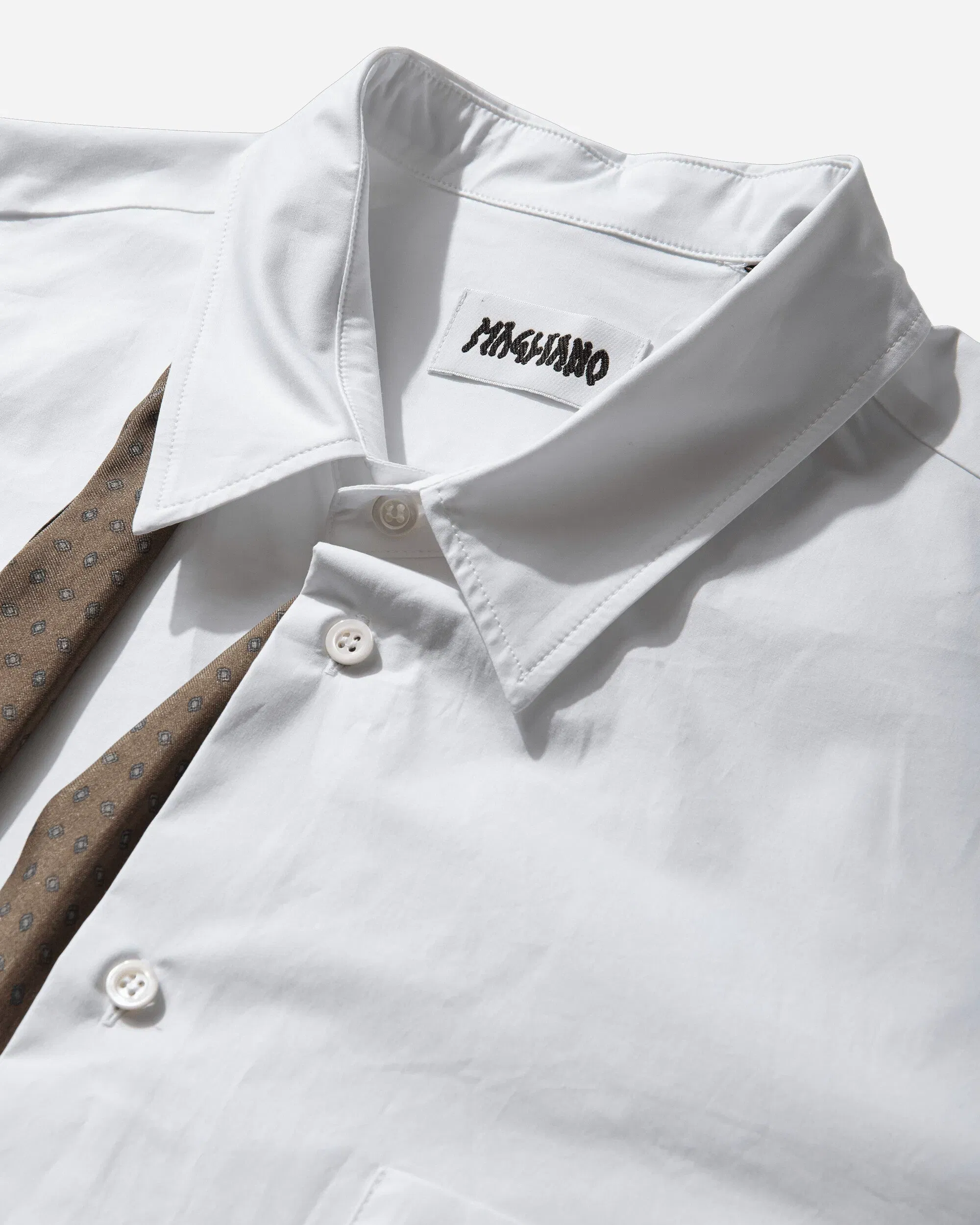 Magliano Men's Crispy Penna Longsleeve Shirt White