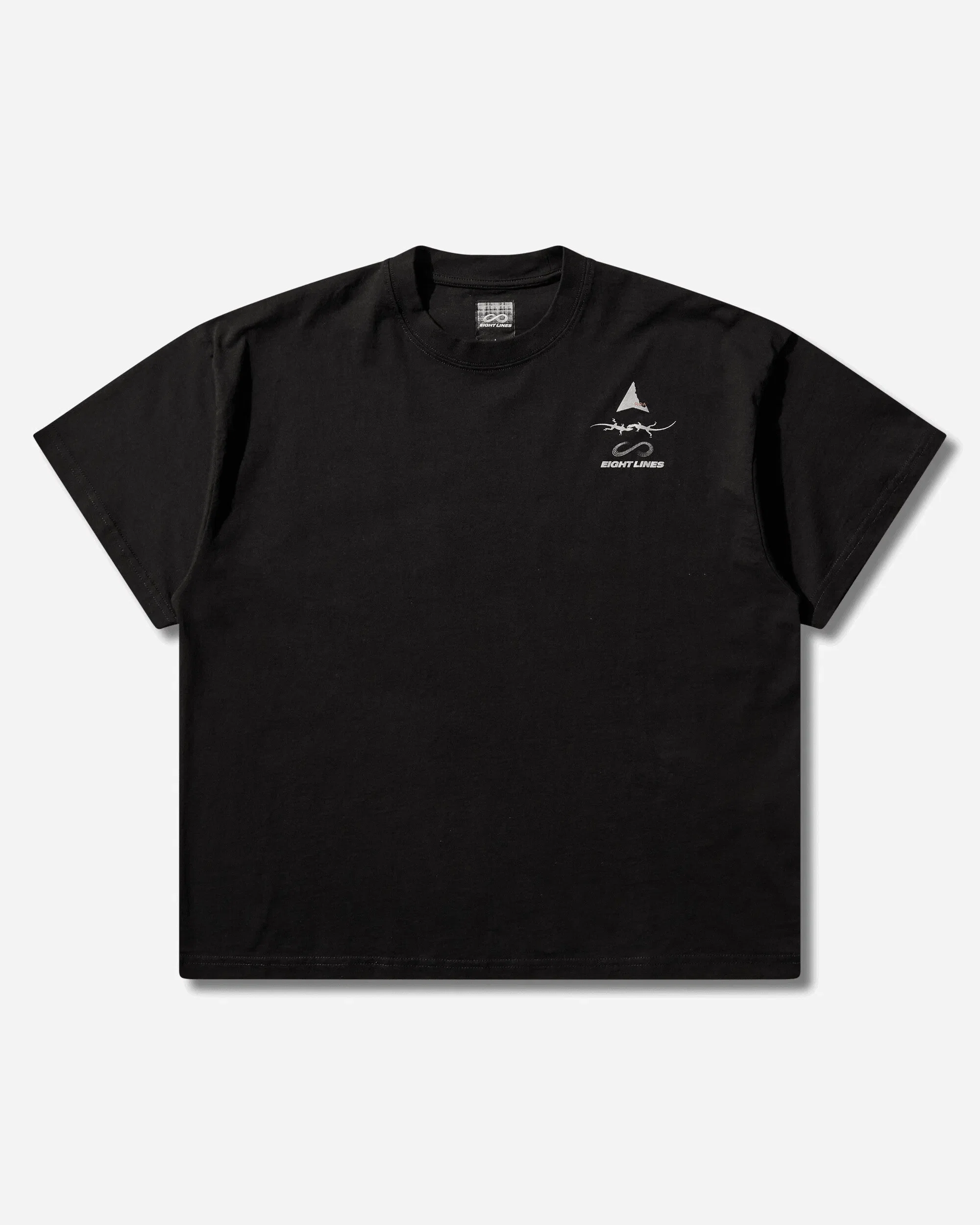 ROA Eightlines T-Shirt Black