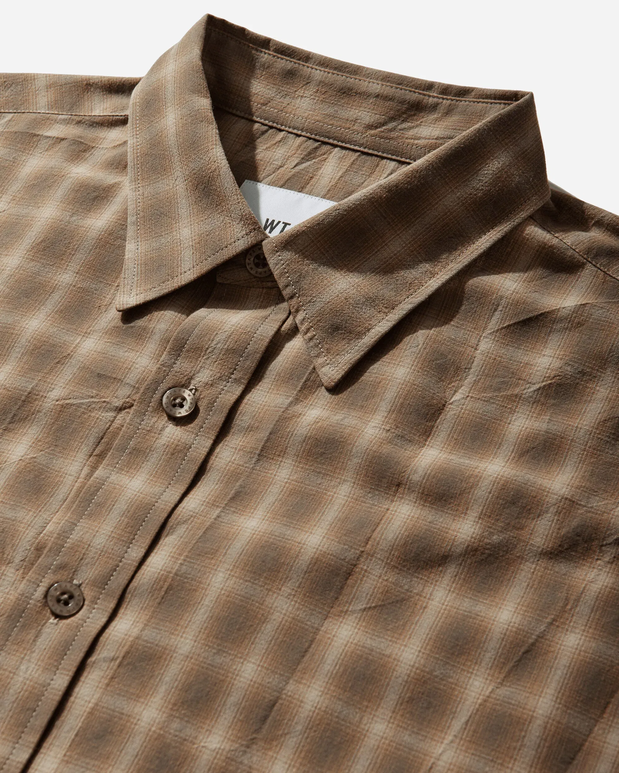 WTAPS Men's TXT 01 Longsleeve Shirt Brown