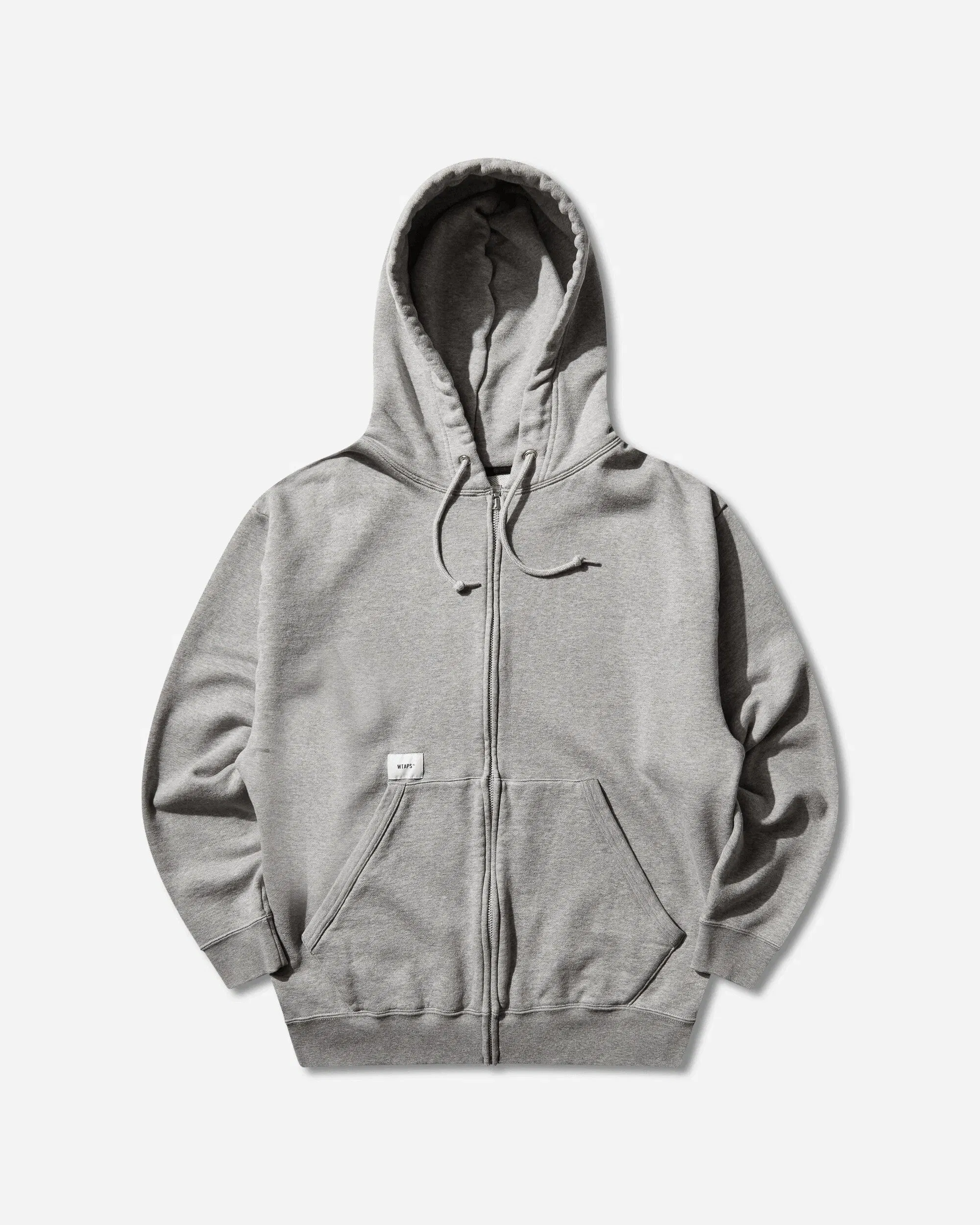 WTAPS Men's Throwdy Zip Hoodie Ash Grey