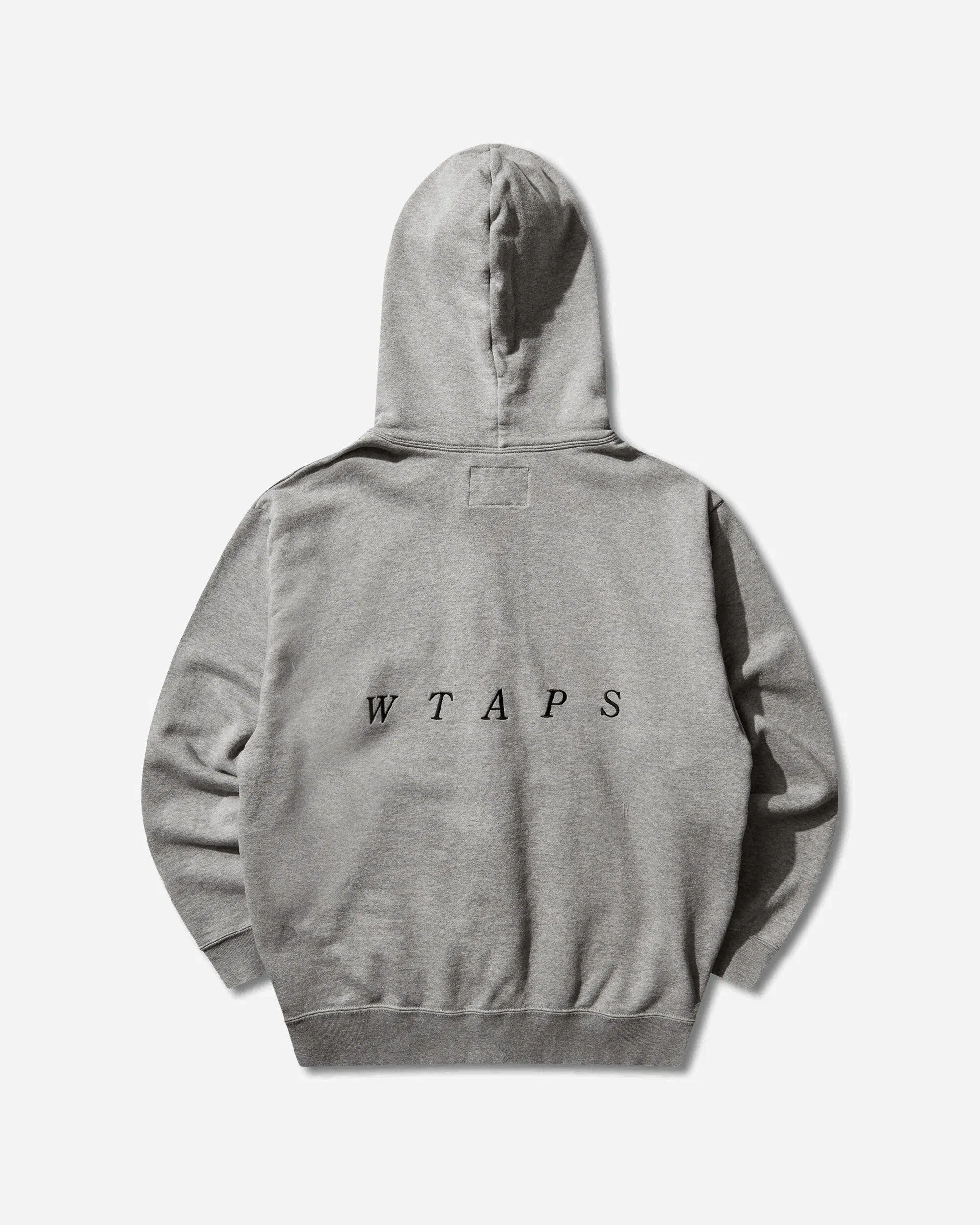 WTAPS Men's Throwdy Zip Hoodie Ash Grey