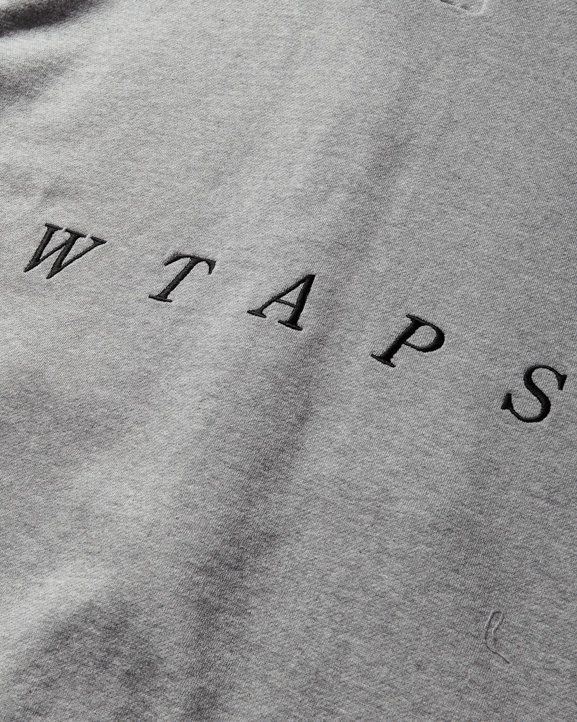 WTAPS Men's Throwdy Zip Hoodie Ash Grey