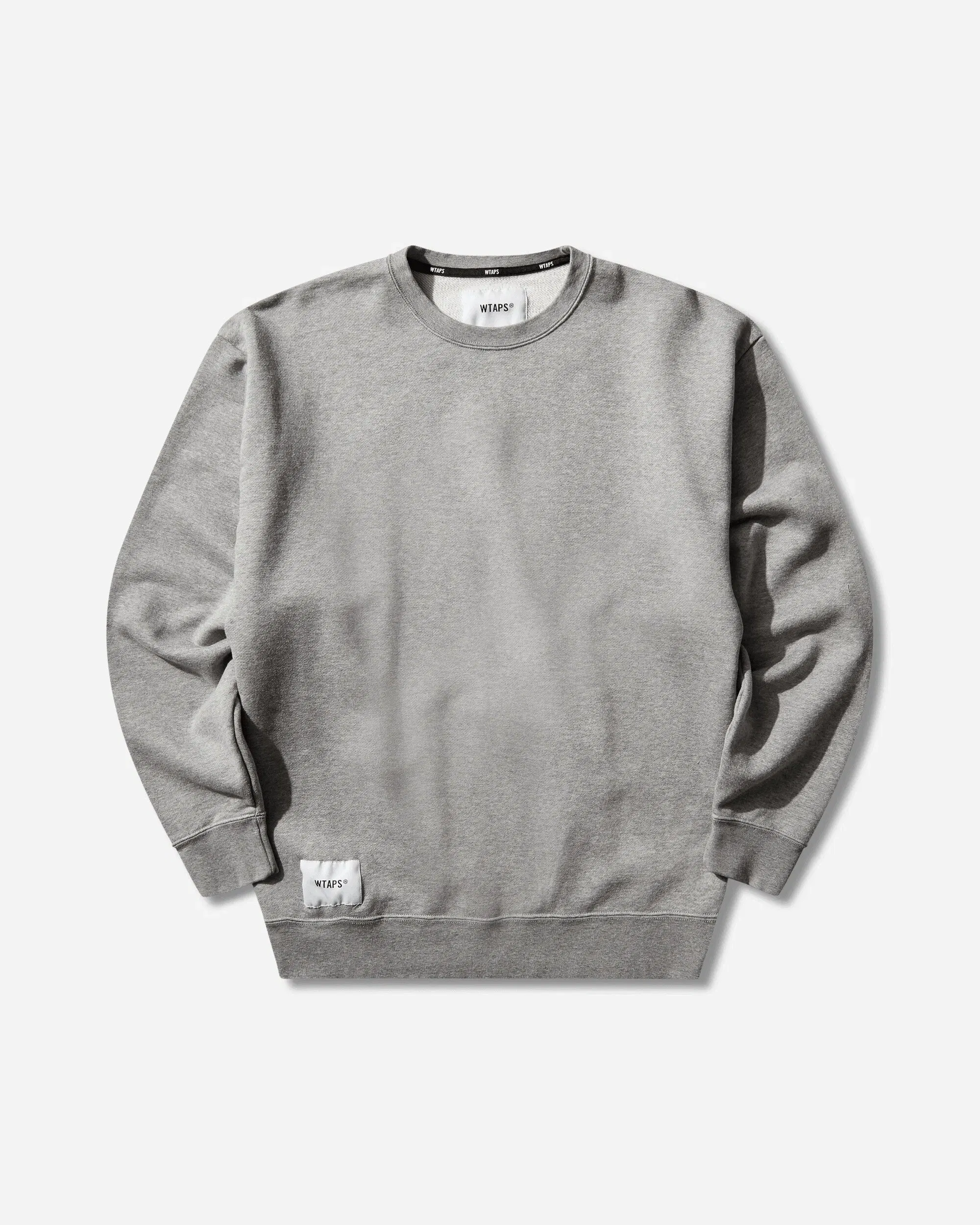 WTAPS Men's SIGN-YD Crewneck Sweatshirt Ash Grey