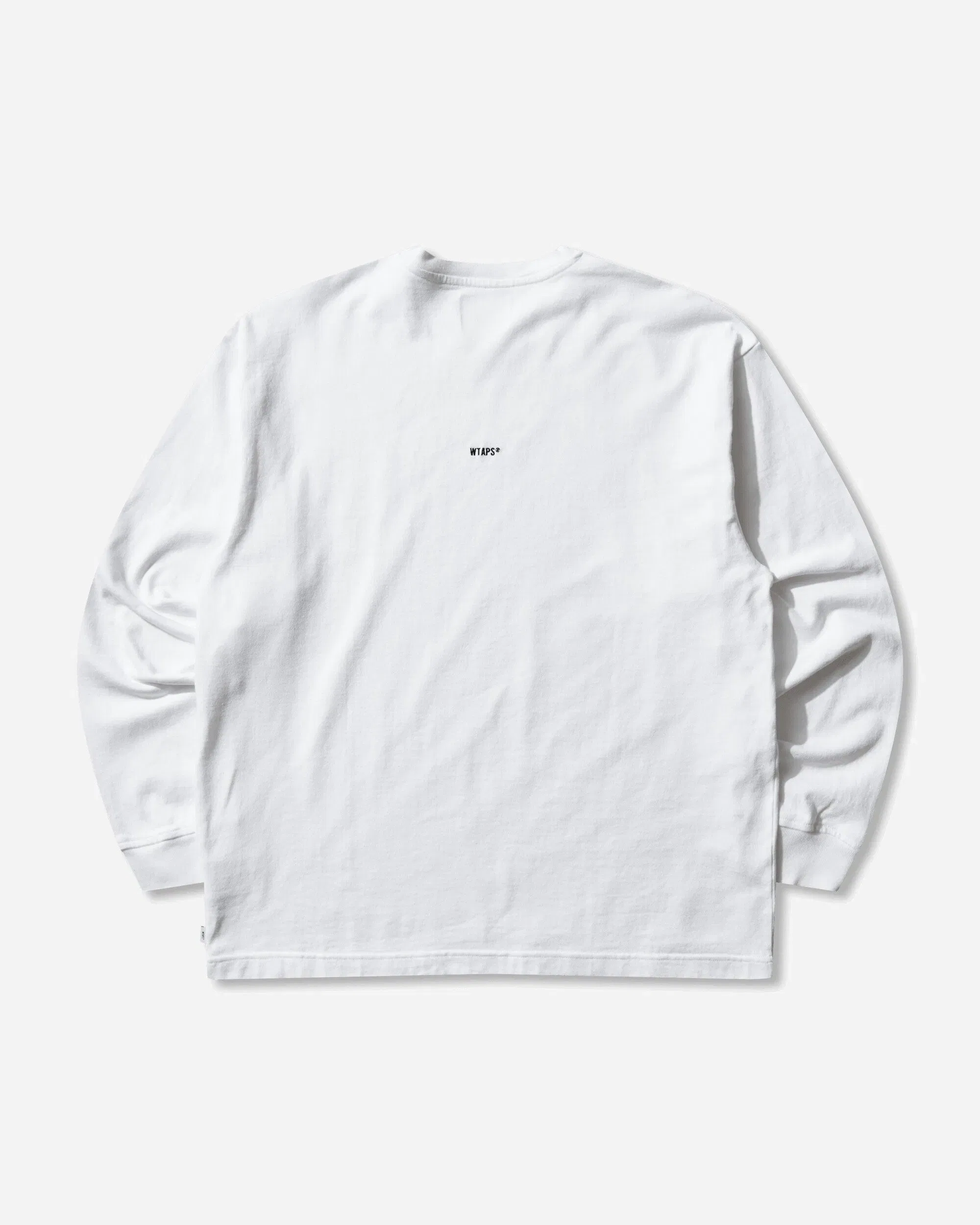WTAPS Men's SIGN-YD Longsleeve T-Shirt White