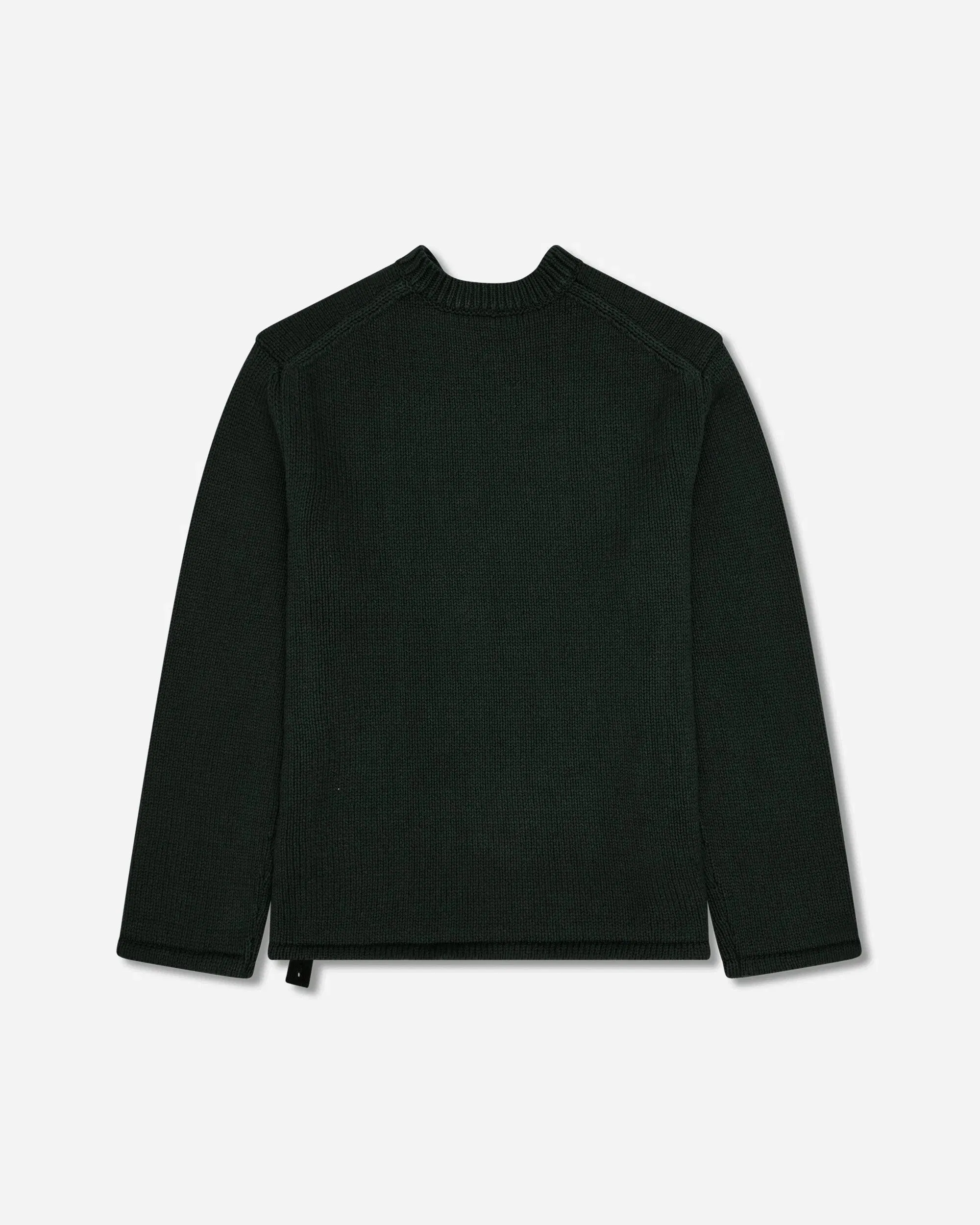OAMC Peacemaker Men's Shoulder Zip Knit Sweater Dark Green