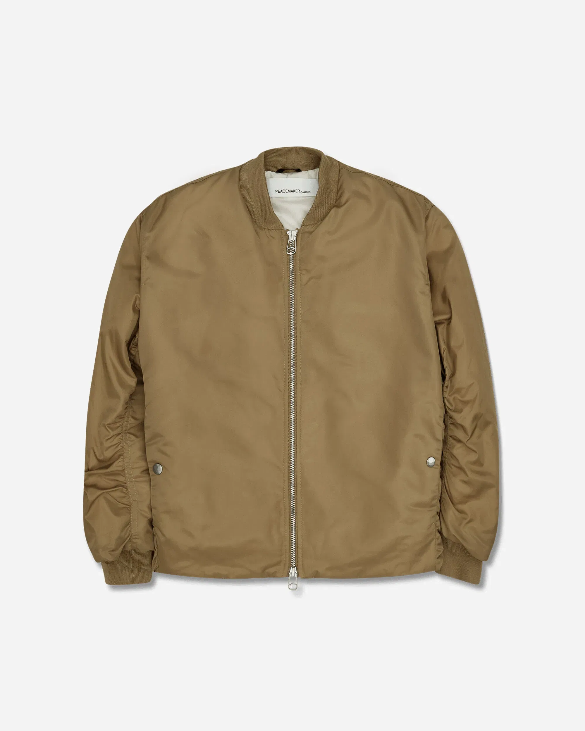 OAMC Peacemaker Men's Minimal Bomber Jacket Beige