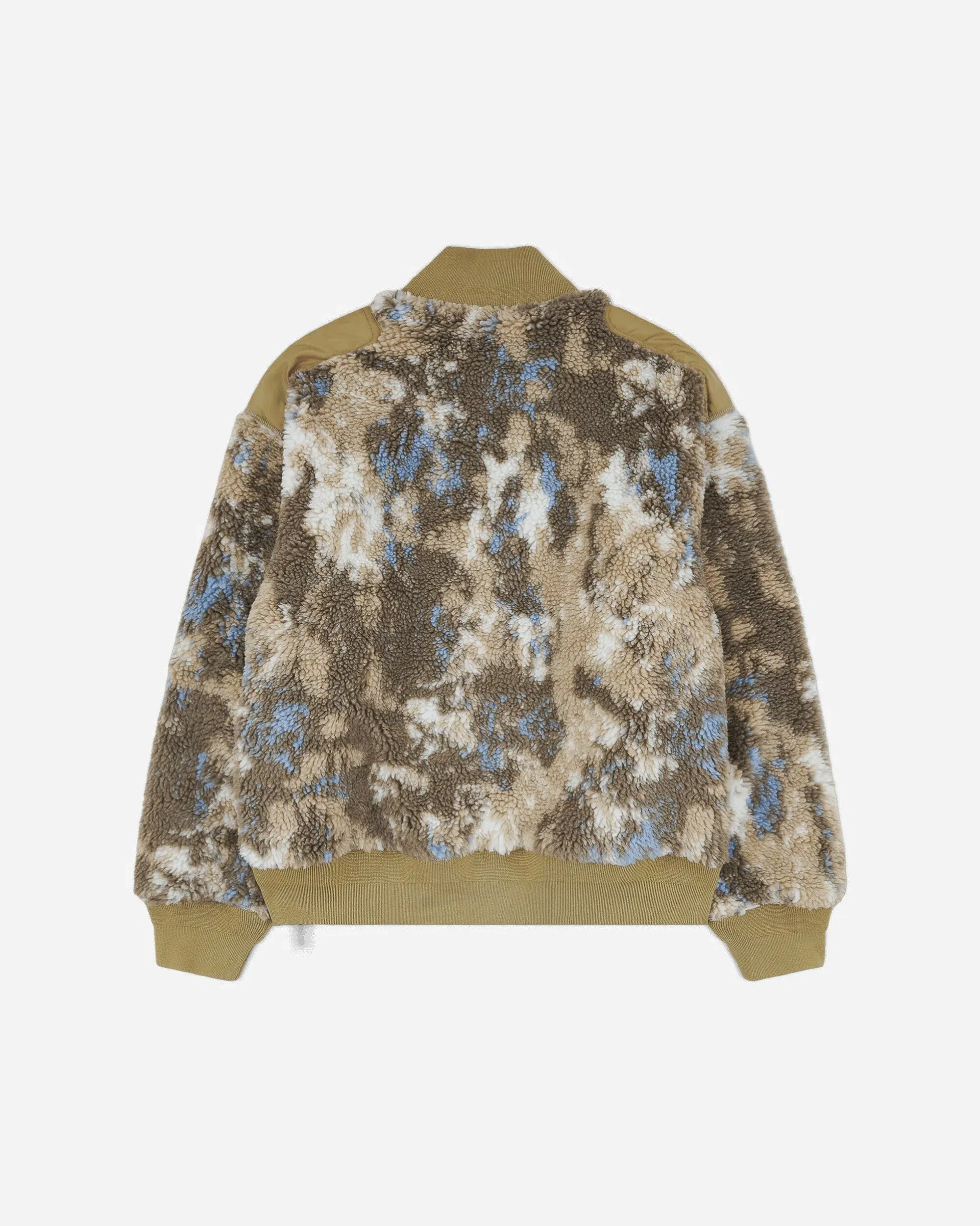 OAMC Peacemaker Men's Fleece Bomber Jacket Beige
