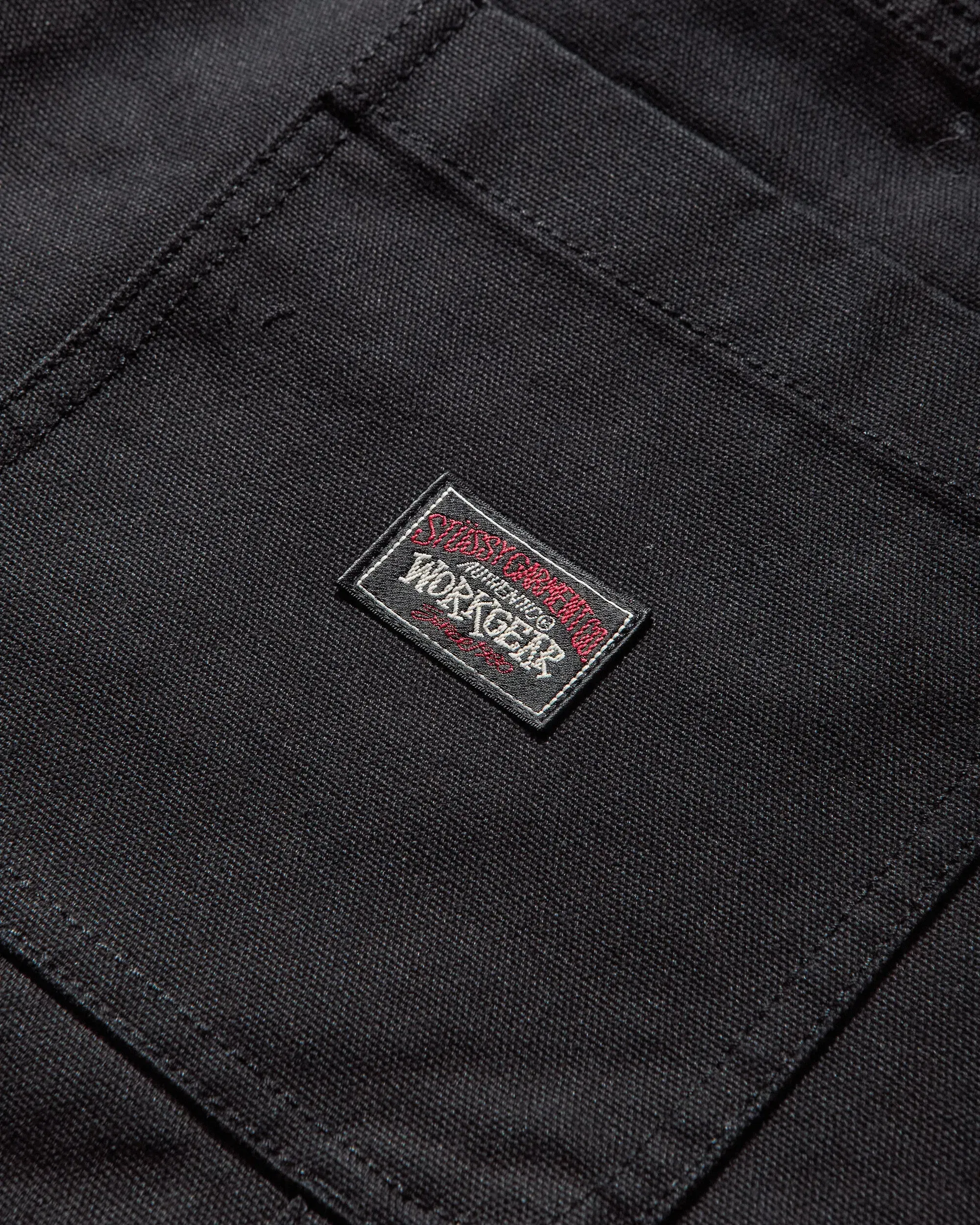 Stussy Canvas Carpenter Pants Black