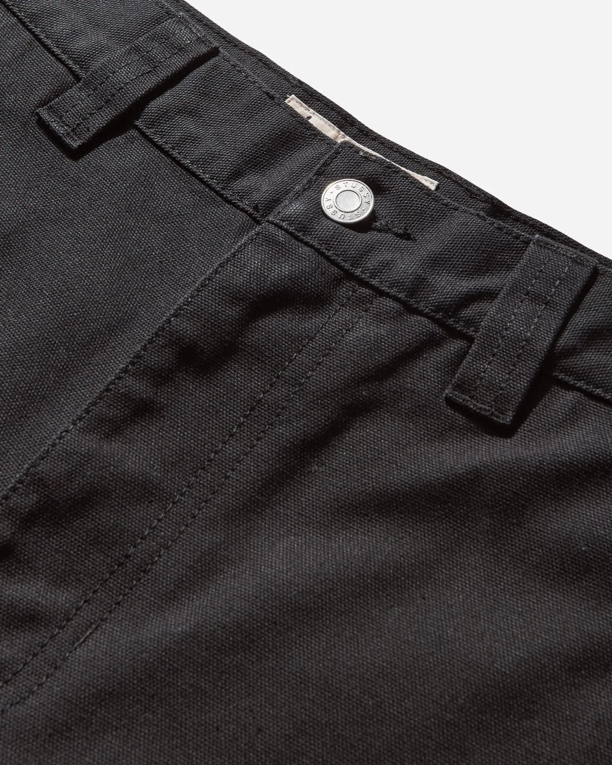 Stussy Canvas Carpenter Pants Black