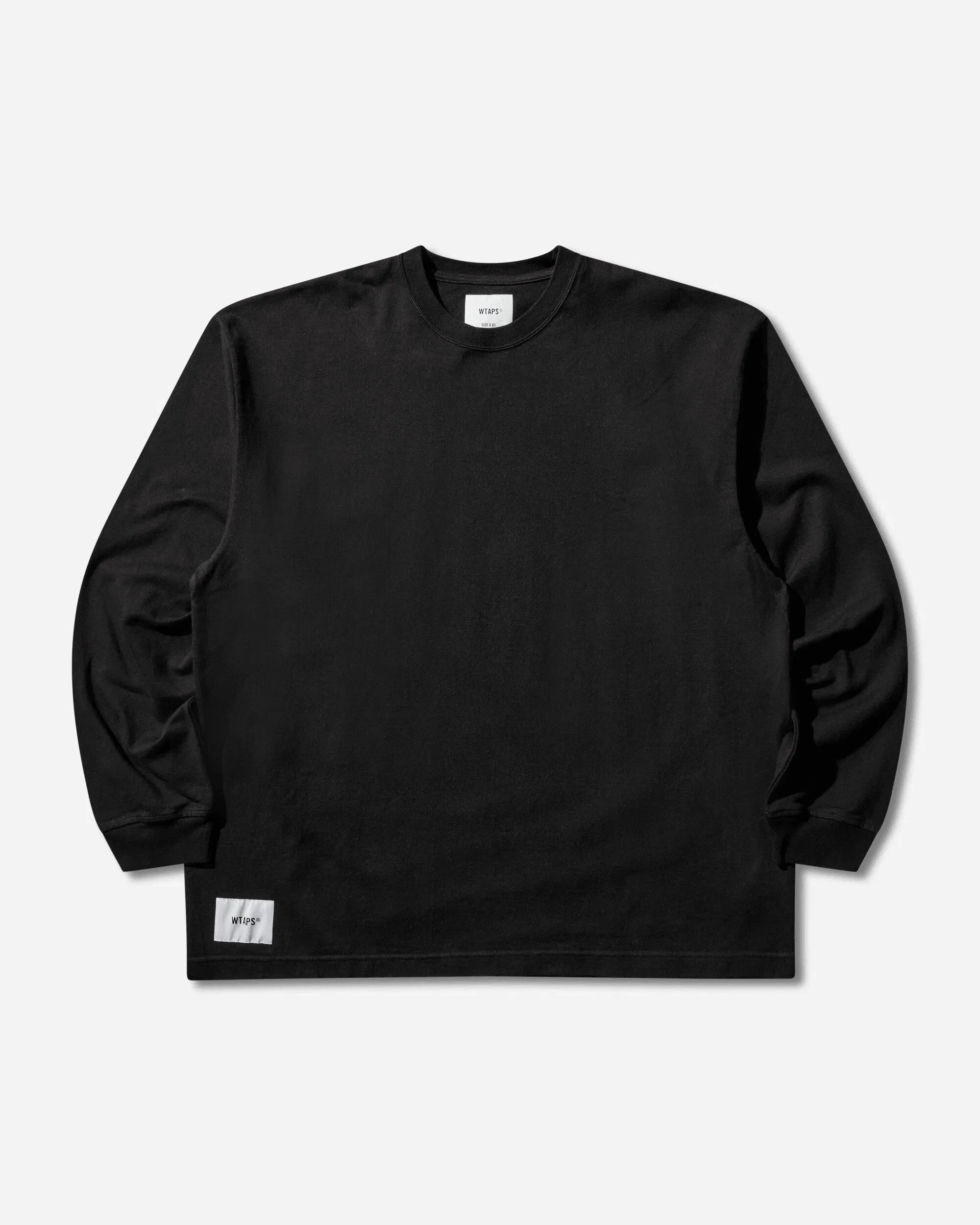 WTAPS Men's SIGN-YD Longsleeve T-Shirt Black