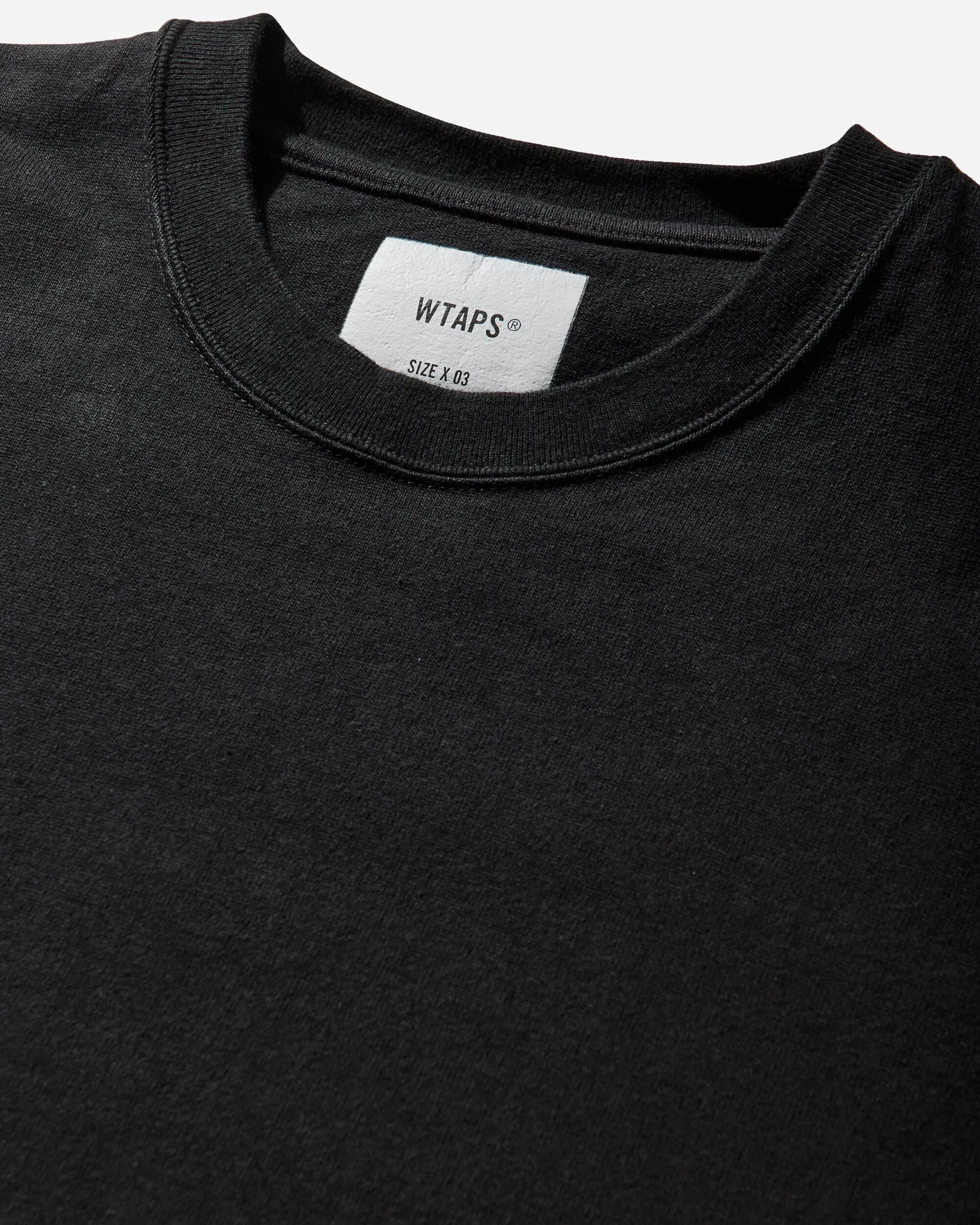 WTAPS Men's SIGN-YD Longsleeve T-Shirt Black