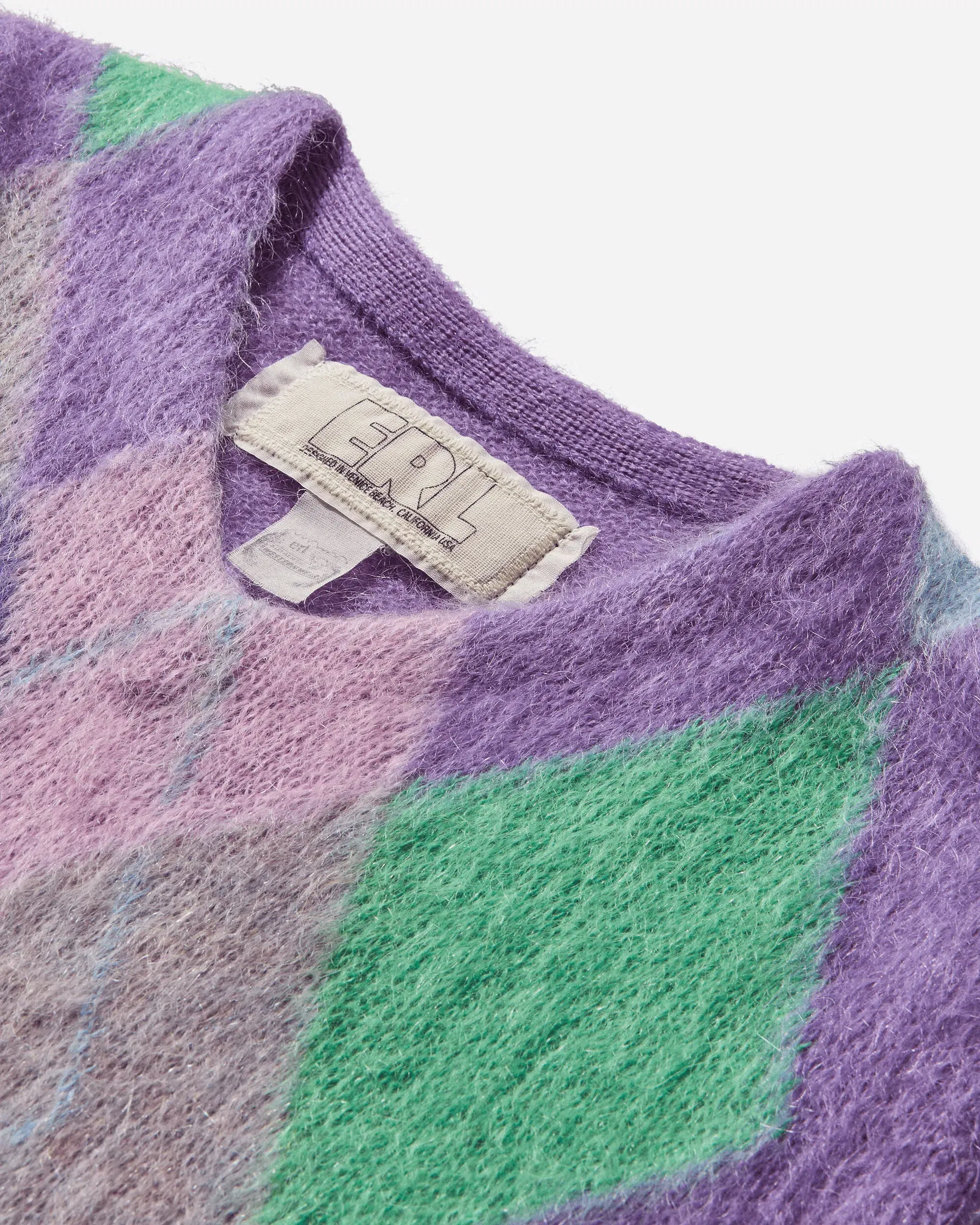 ERL Argyle Mohair Vest Multicolor