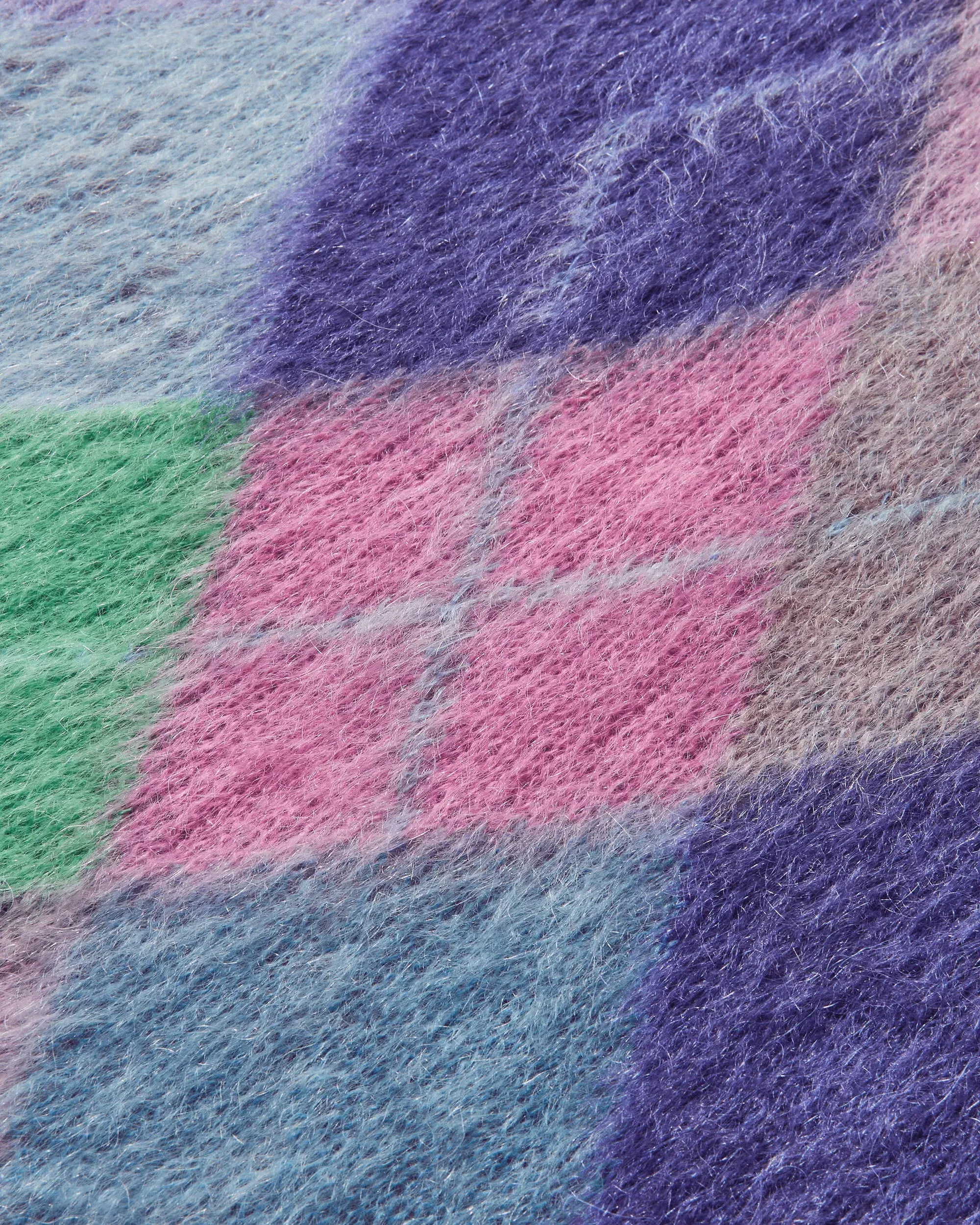 ERL Argyle Mohair Vest Multicolor
