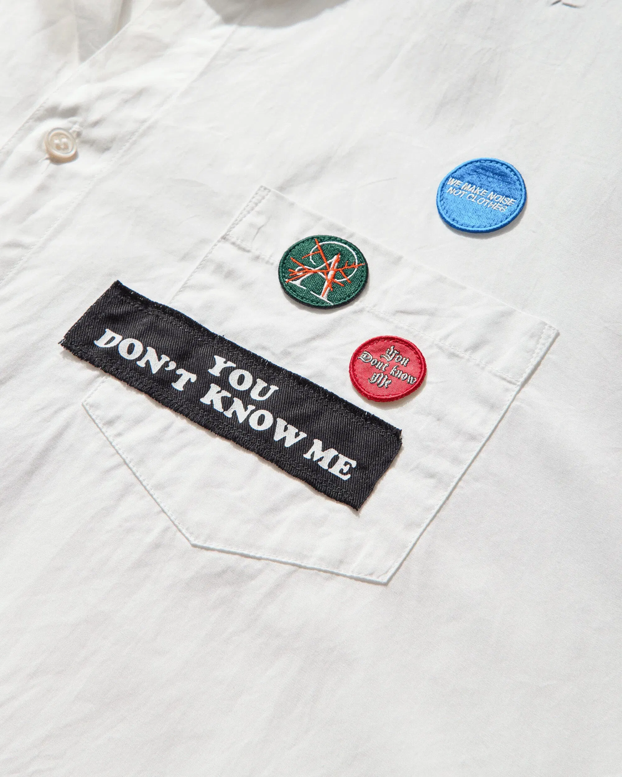 Undercover Men's Patches Longsleeve Shirt White