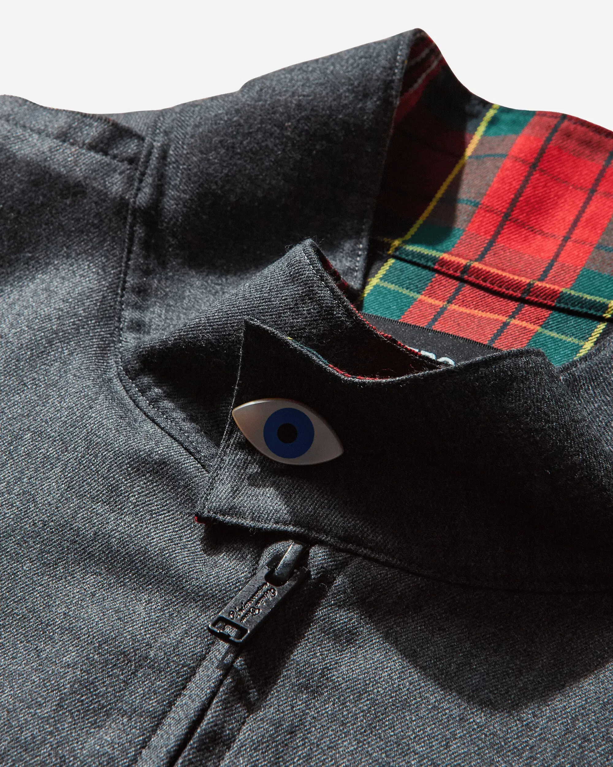 Undercover Men's Wool Bomber Jacket Charcoal