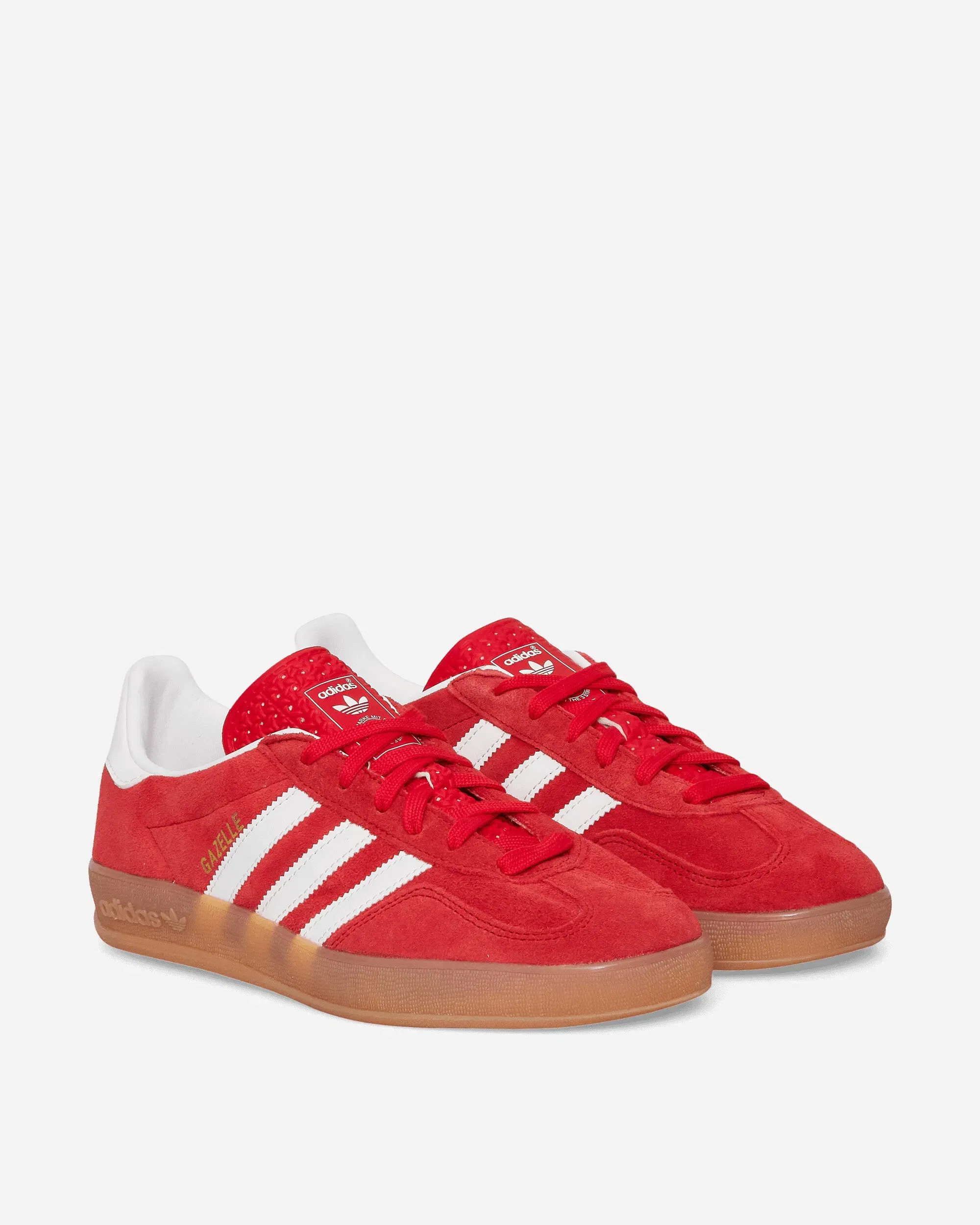 adidas Gazelle Indoor Sneakers Better Scarlet / Cloud White
