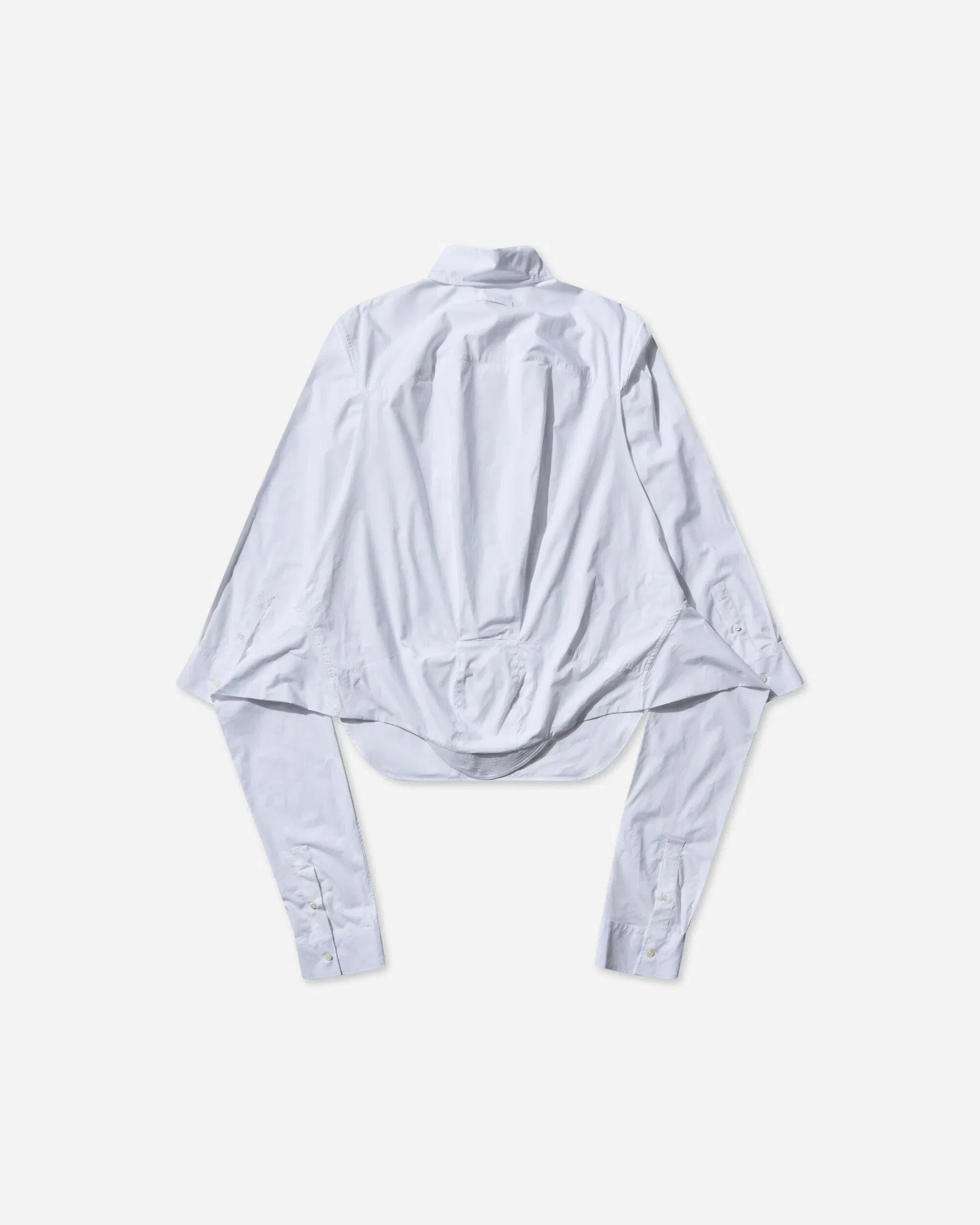 Jean Paul Gaultier Women's Oversized Hooded Shirt White