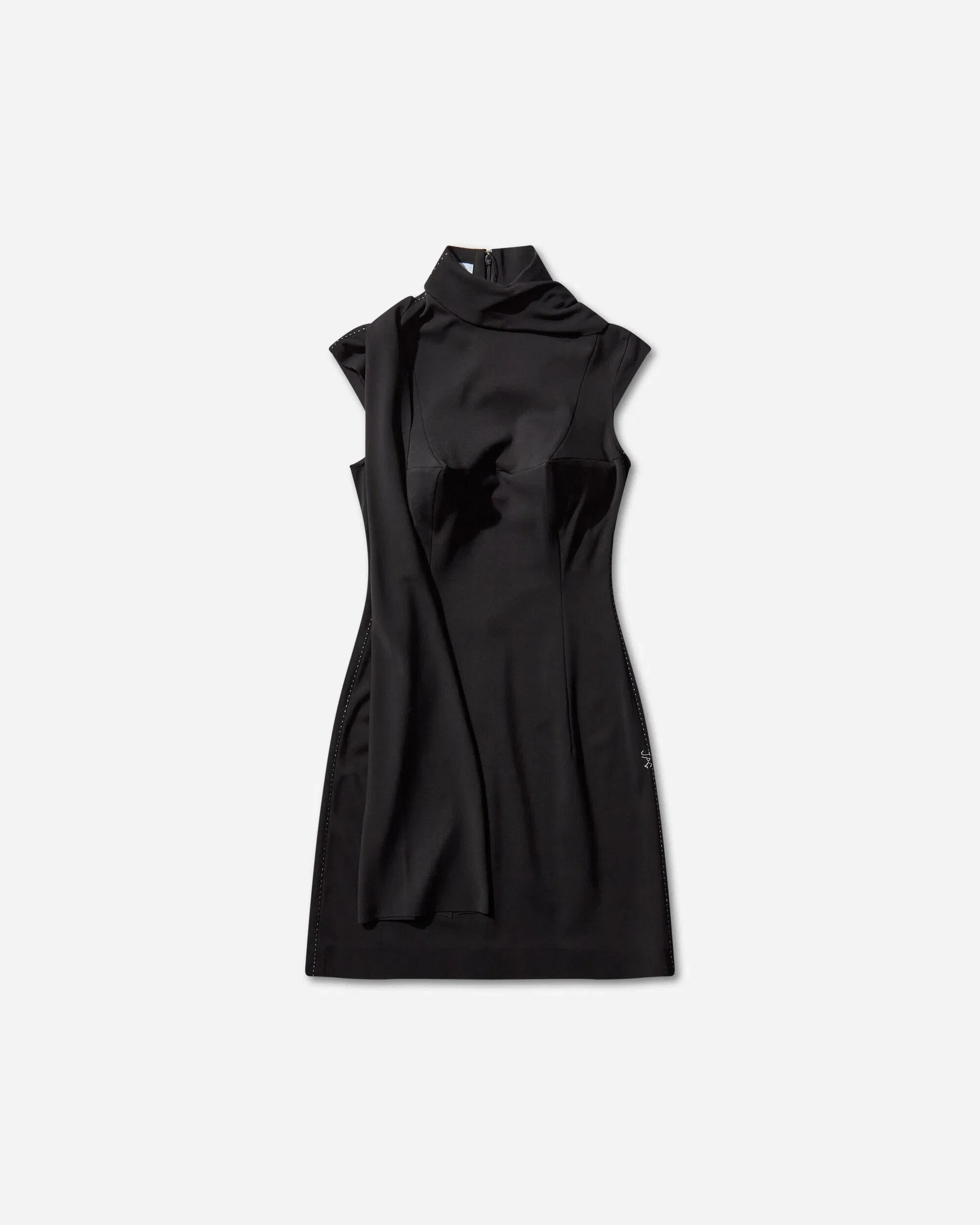 Jean Paul Gaultier Women's Short Conical Dress Black