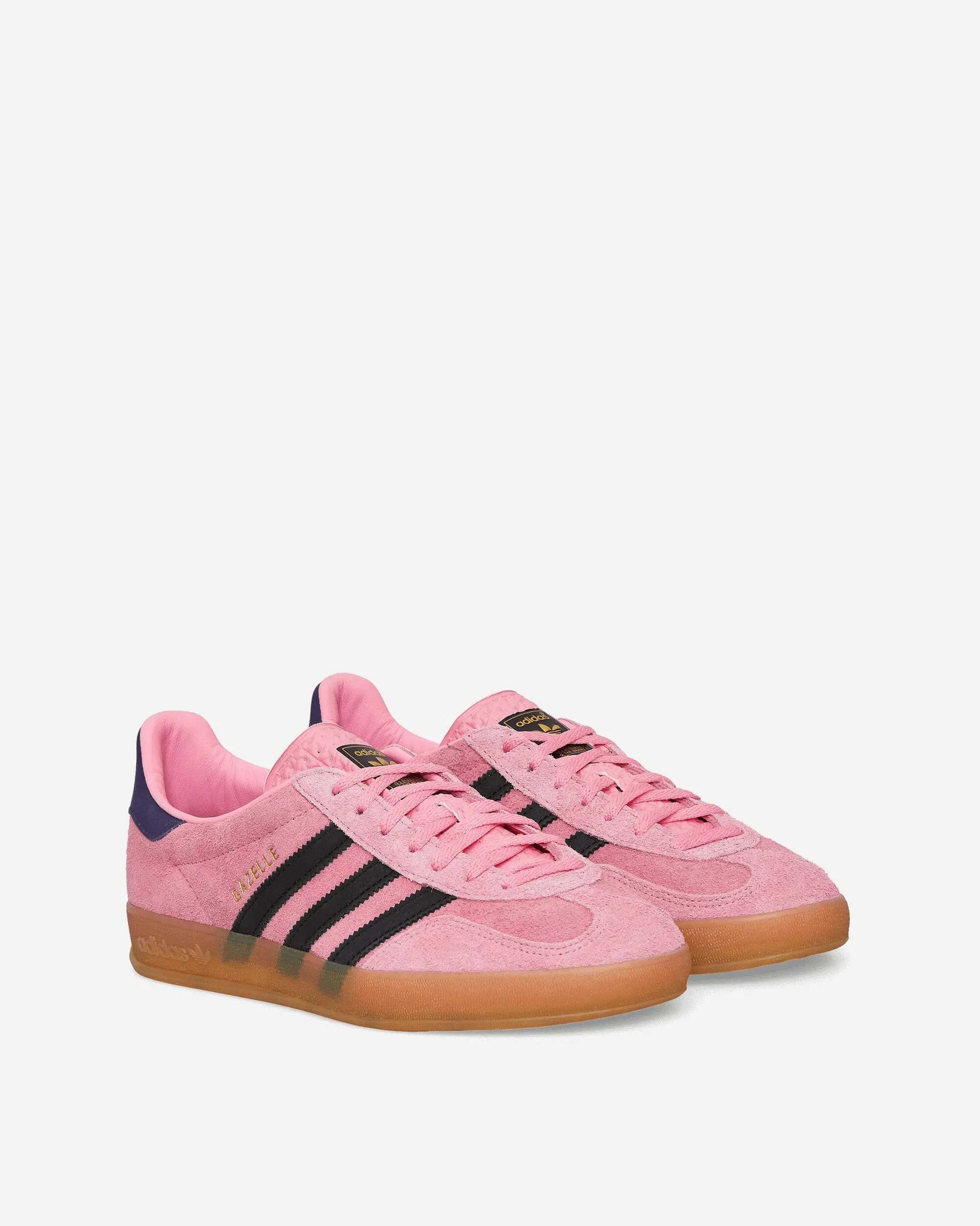adidas Women's Gazelle Indoor Sneakers Bliss Pink / Core Black / Collegiate Purple