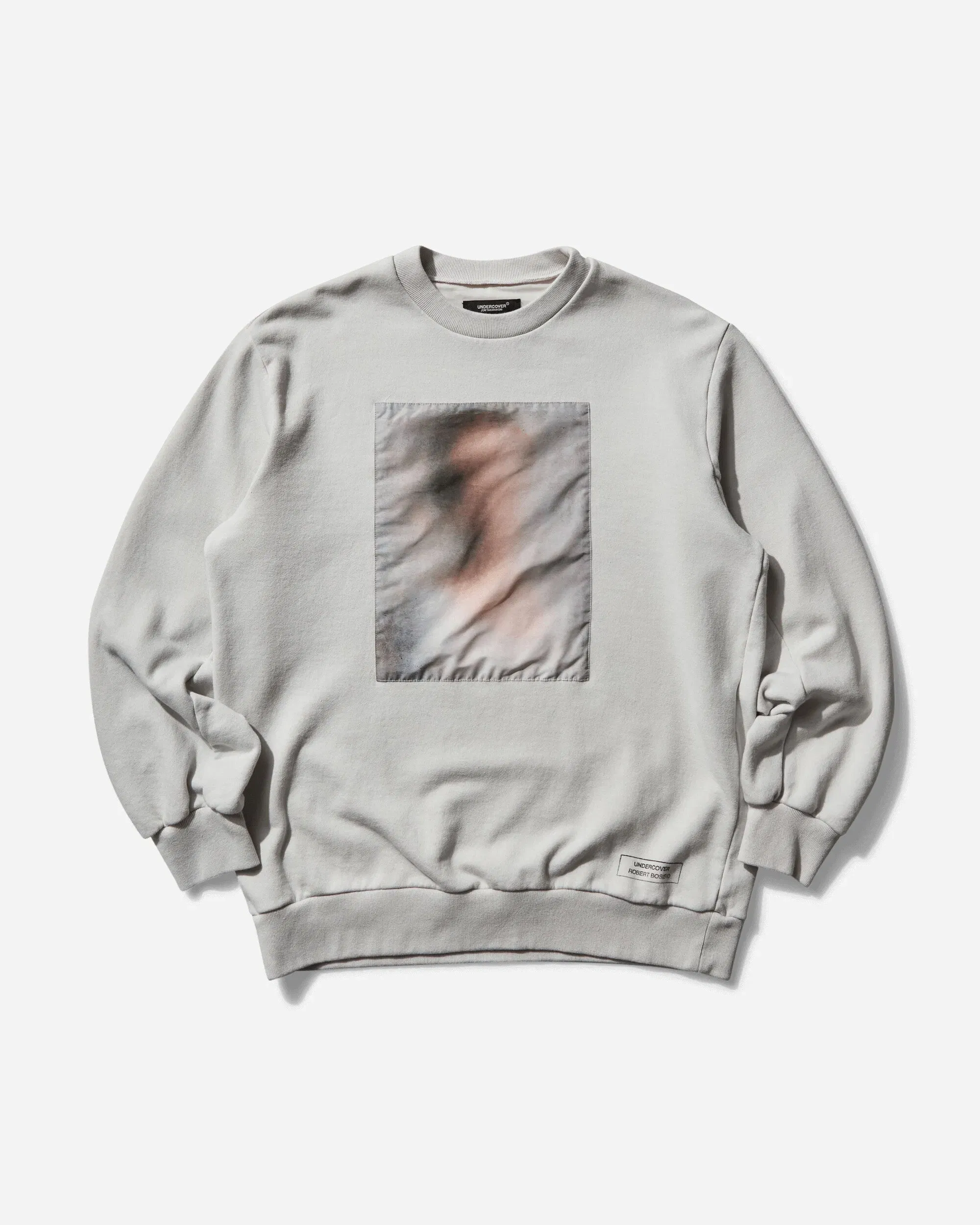 Undercover Men's Robert Bosisio Crewneck Sweatshirt Light Beige Gray
