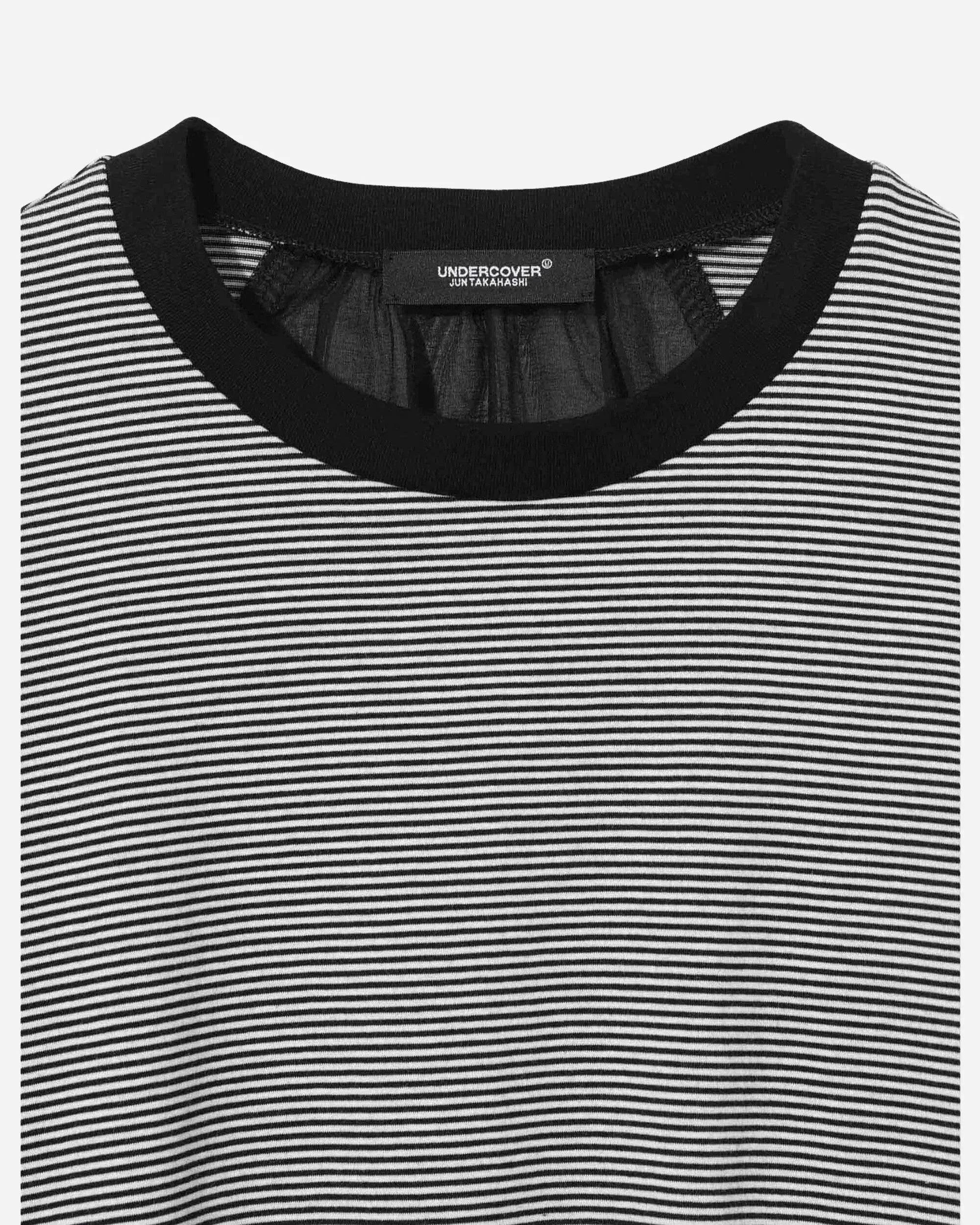 Undercover Women's Striped T-Shirt Black