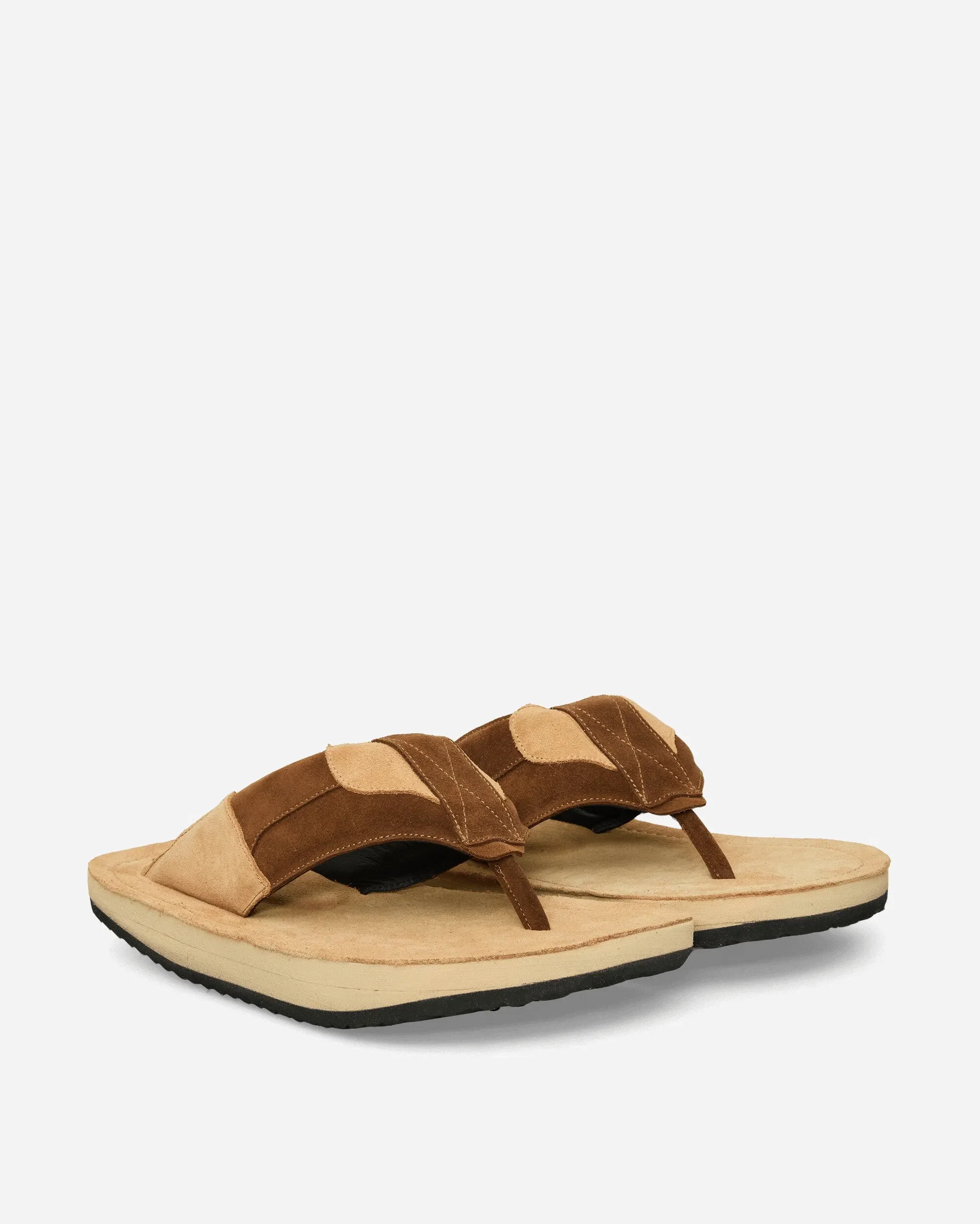 Abra Women's XXL Flip Flops Brown