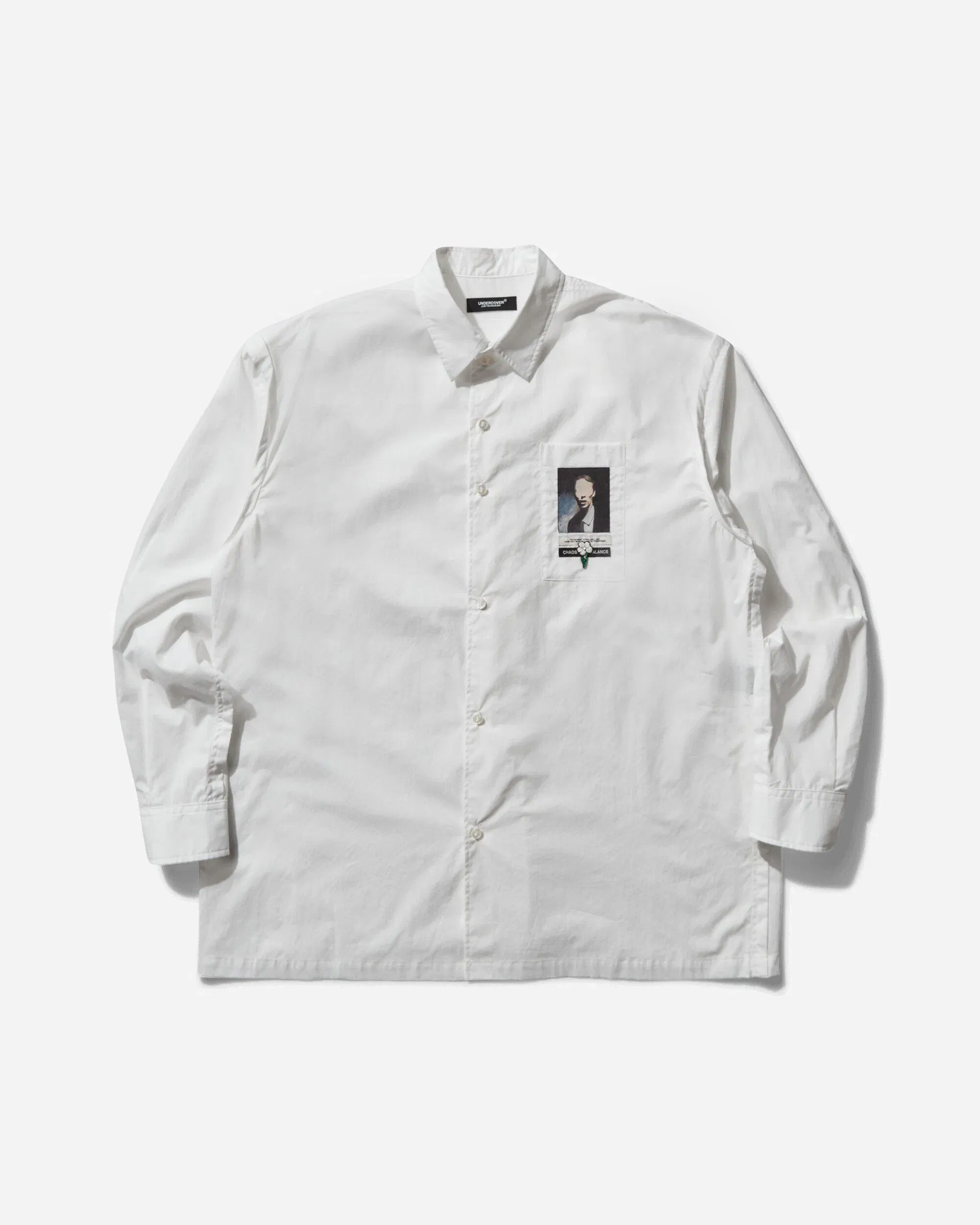 Undercover Men's Cotton Typewriter Shirt White