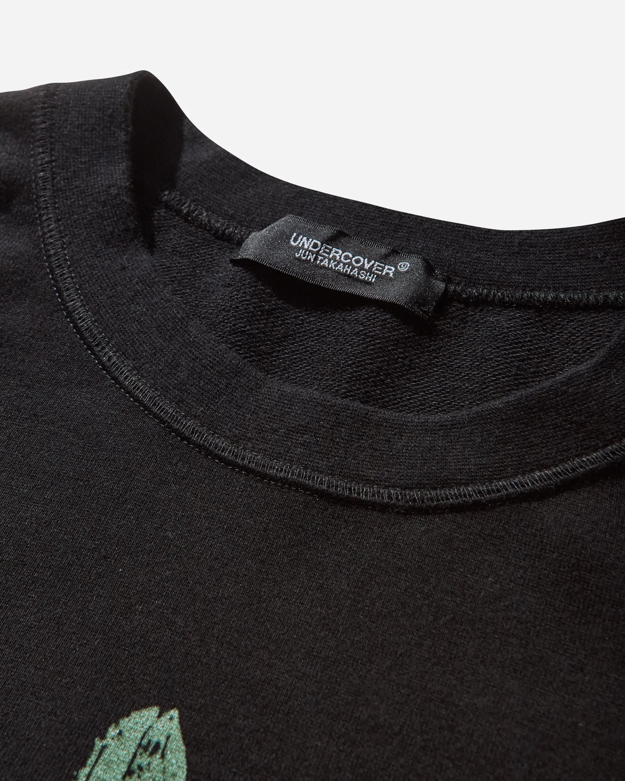 Undercover Women's Cropped Crewneck Sweatshirt Black