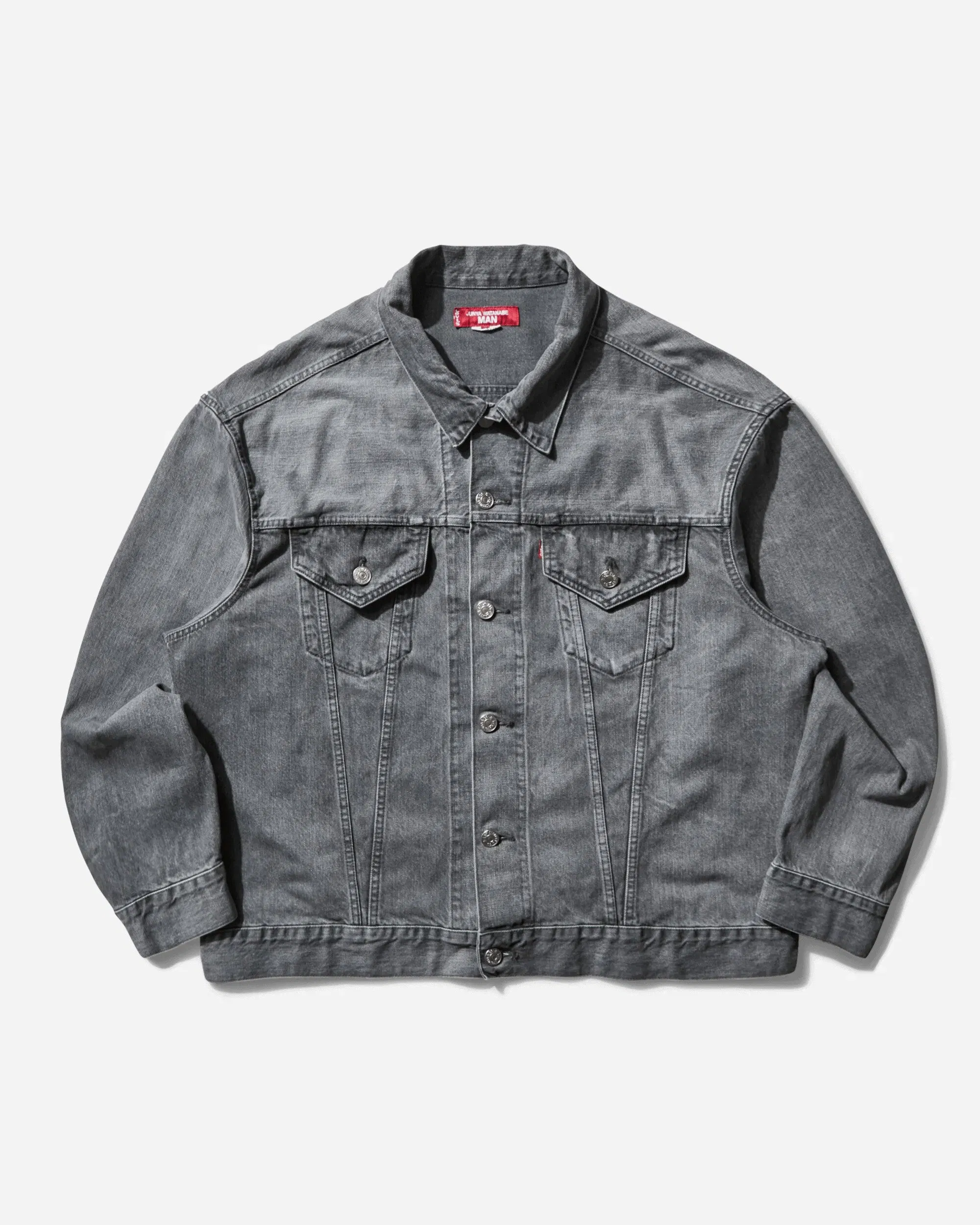 Junya Watanabe MAN Men's Levi’s Selvedge Denim Trucker Jacket Grey