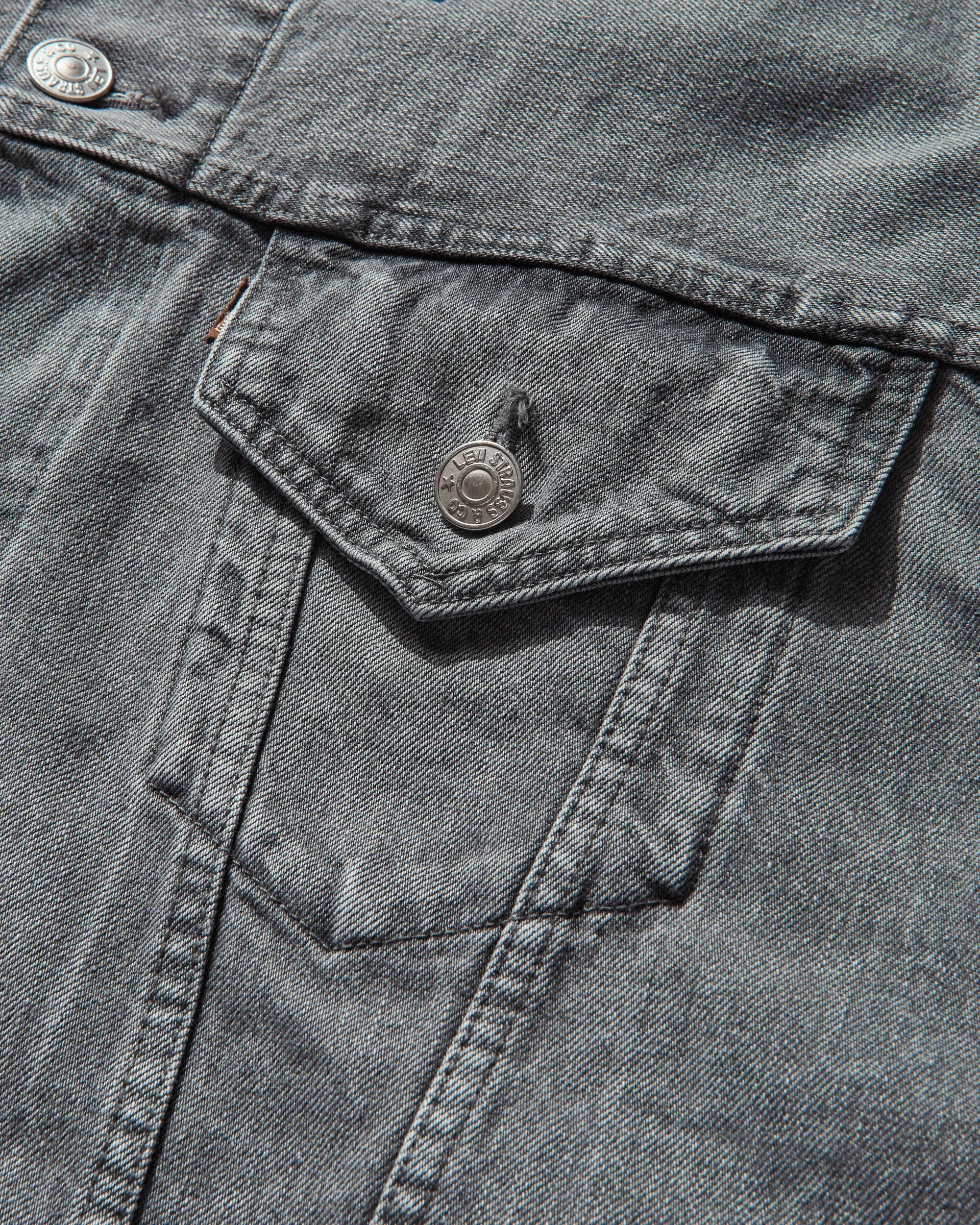 Junya Watanabe MAN Men's Levi’s Selvedge Denim Trucker Jacket Grey