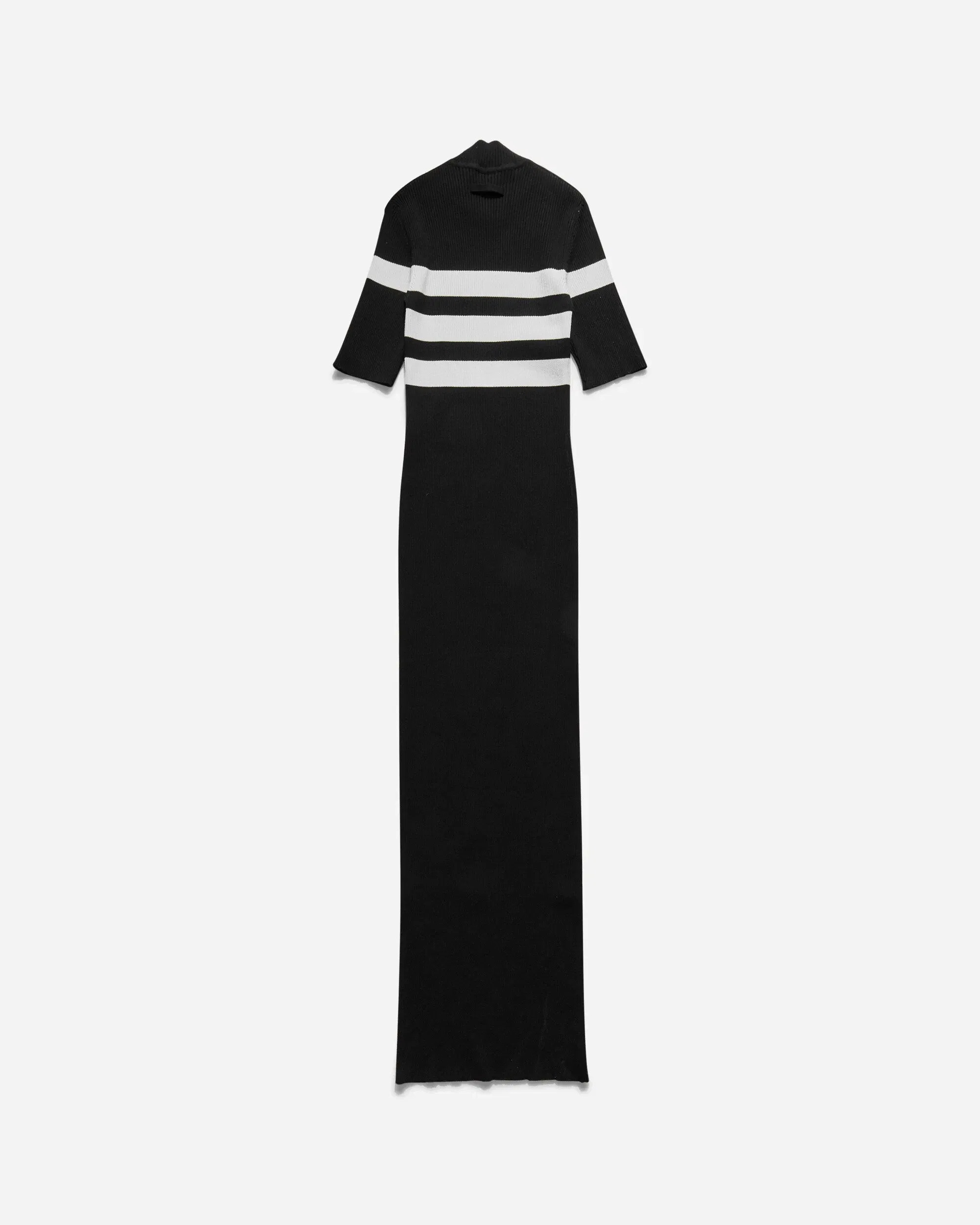 Jean Paul Gaultier Women's Marinière Long Dress Black / White