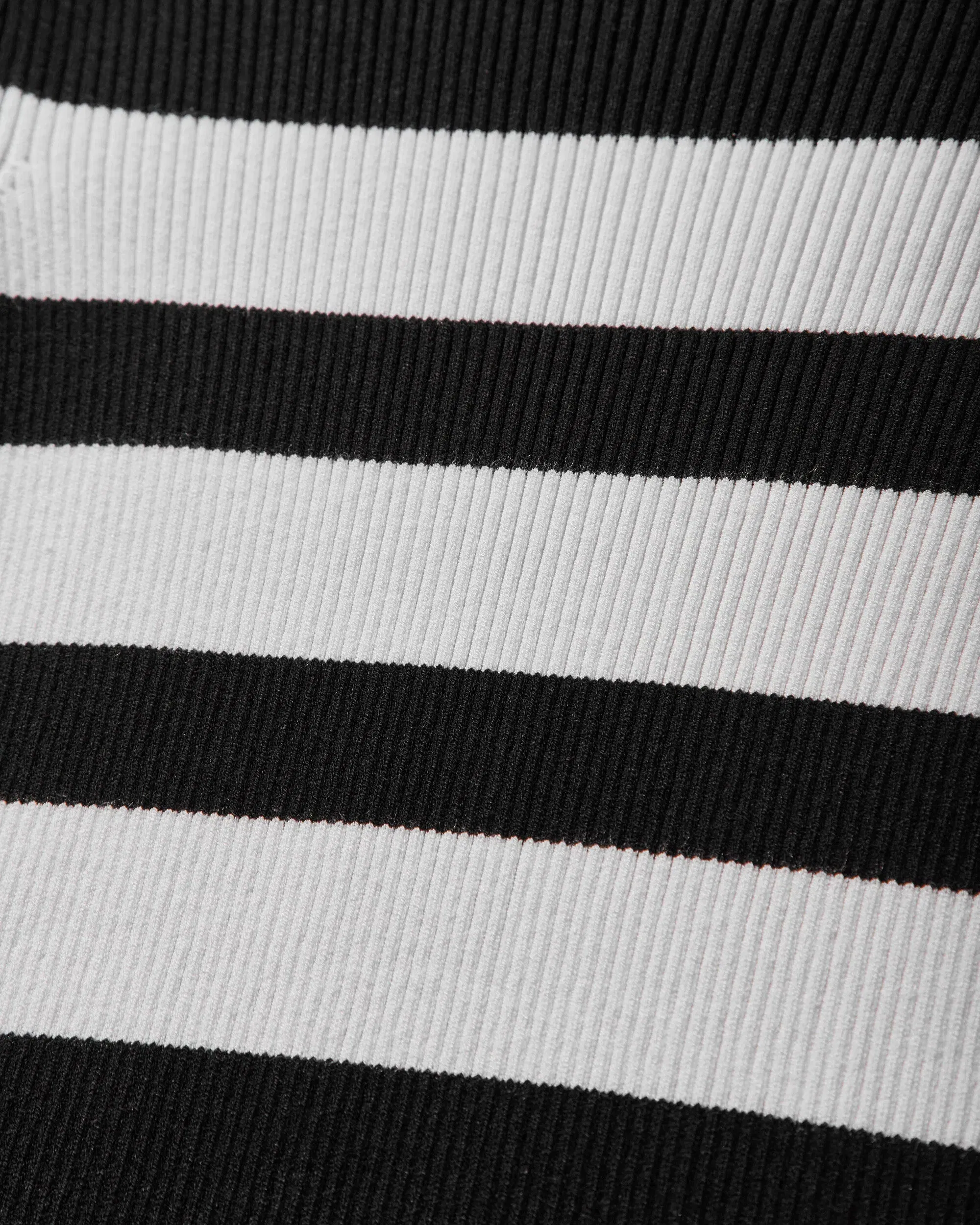 Jean Paul Gaultier Women's Marinière Long Dress Black / White