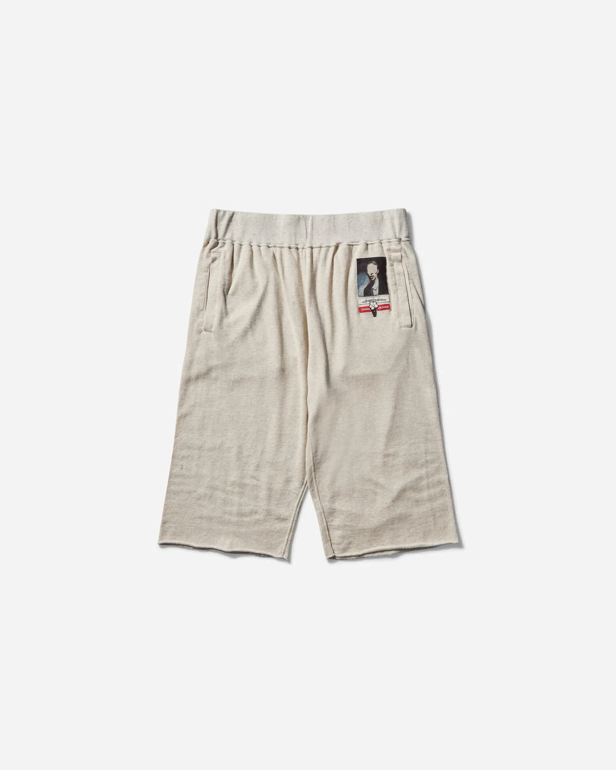 Undercover Men's Cut-Off Shorts Oatmeal