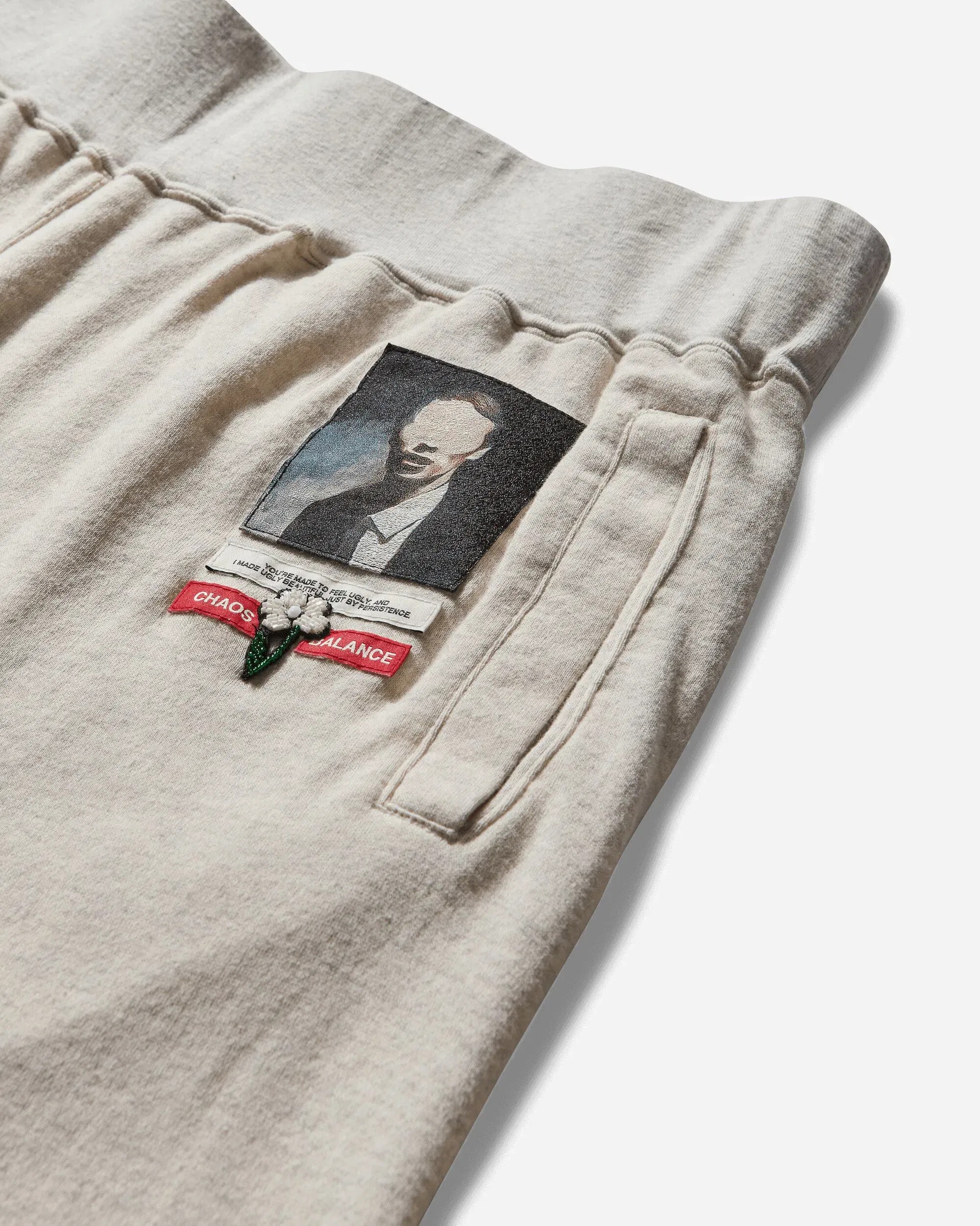 Undercover Men's Cut-Off Shorts Oatmeal