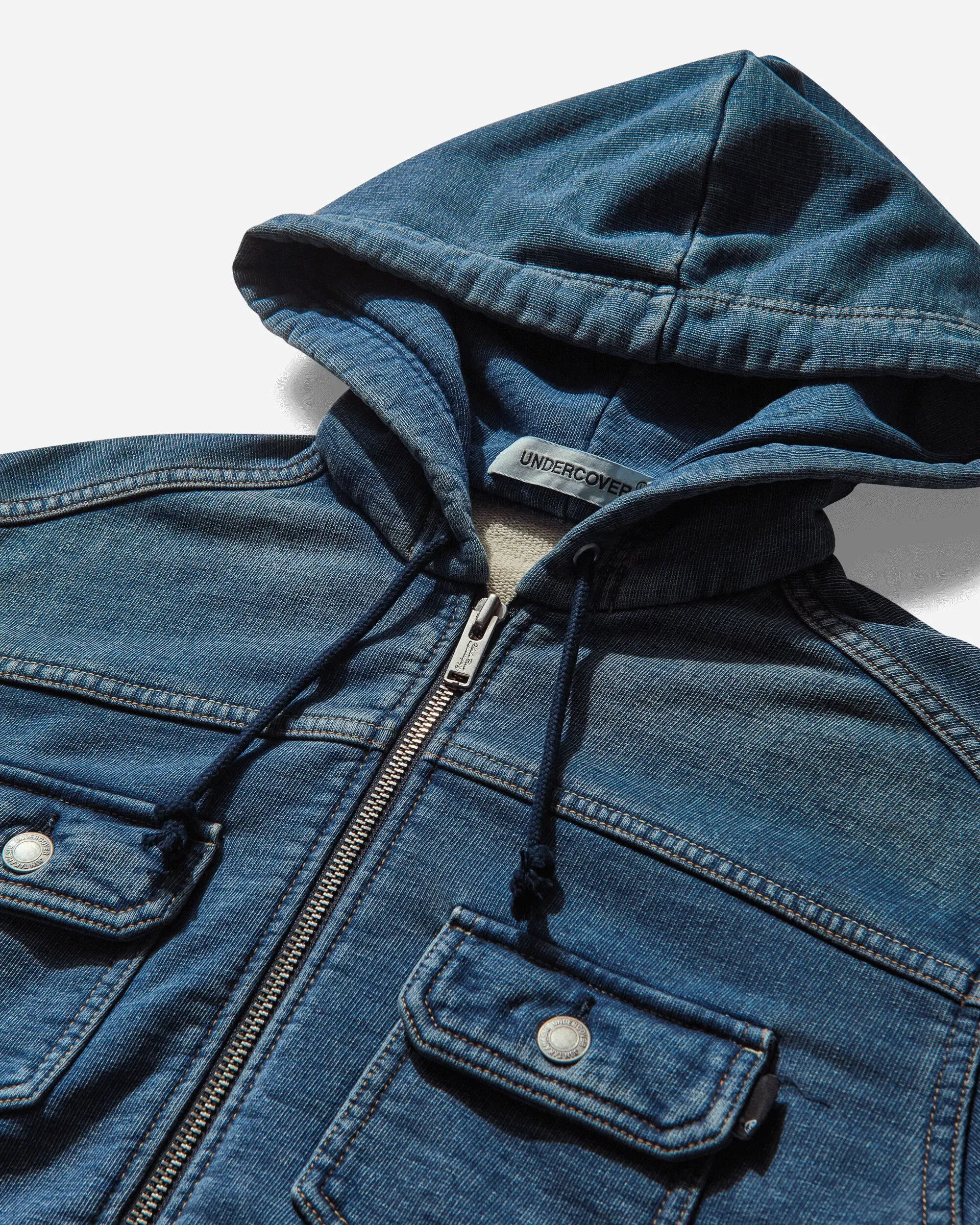 Undercover Women's Denim Hoodie Indigo