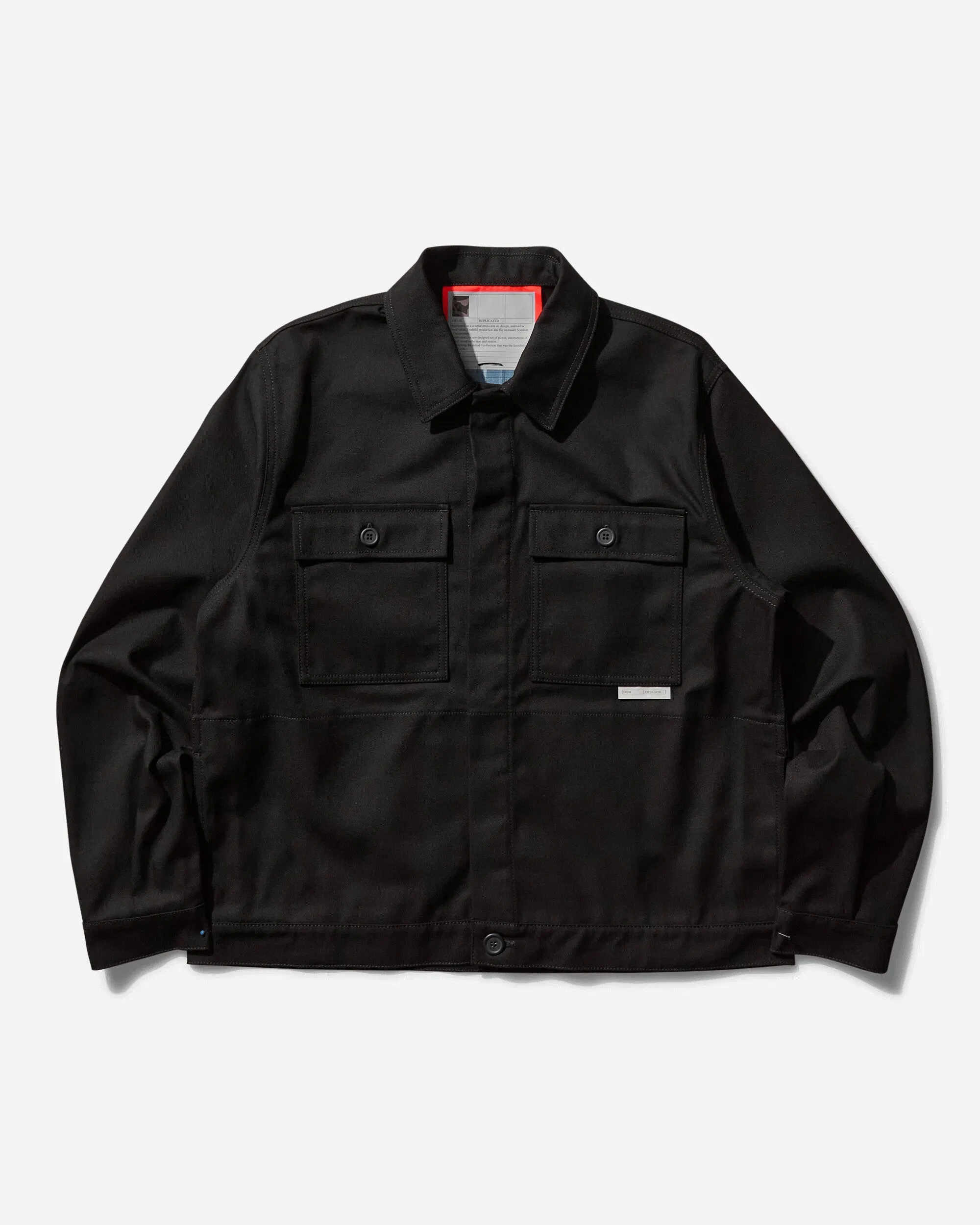 GR10K Men's 40000 Replicated Short Jacket Black