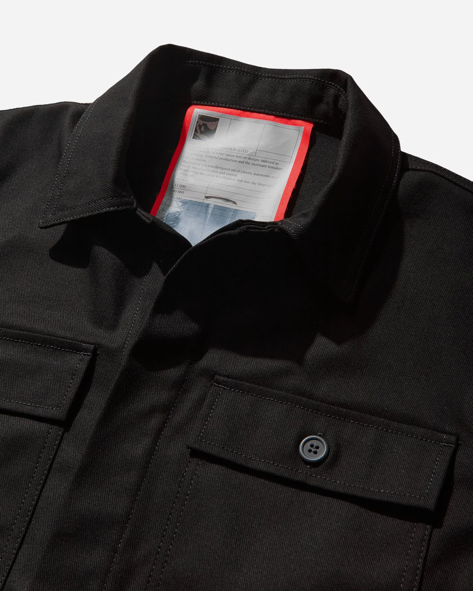 GR10K Men's 40000 Replicated Short Jacket Black