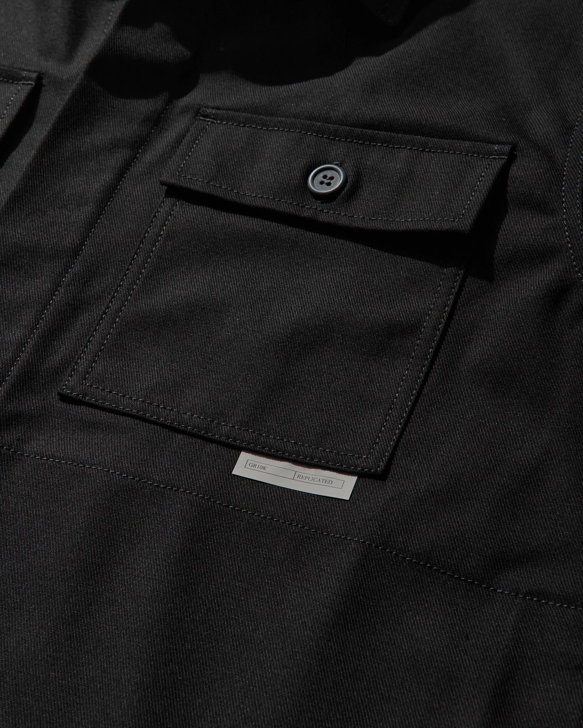 GR10K Men's 40000 Replicated Short Jacket Black