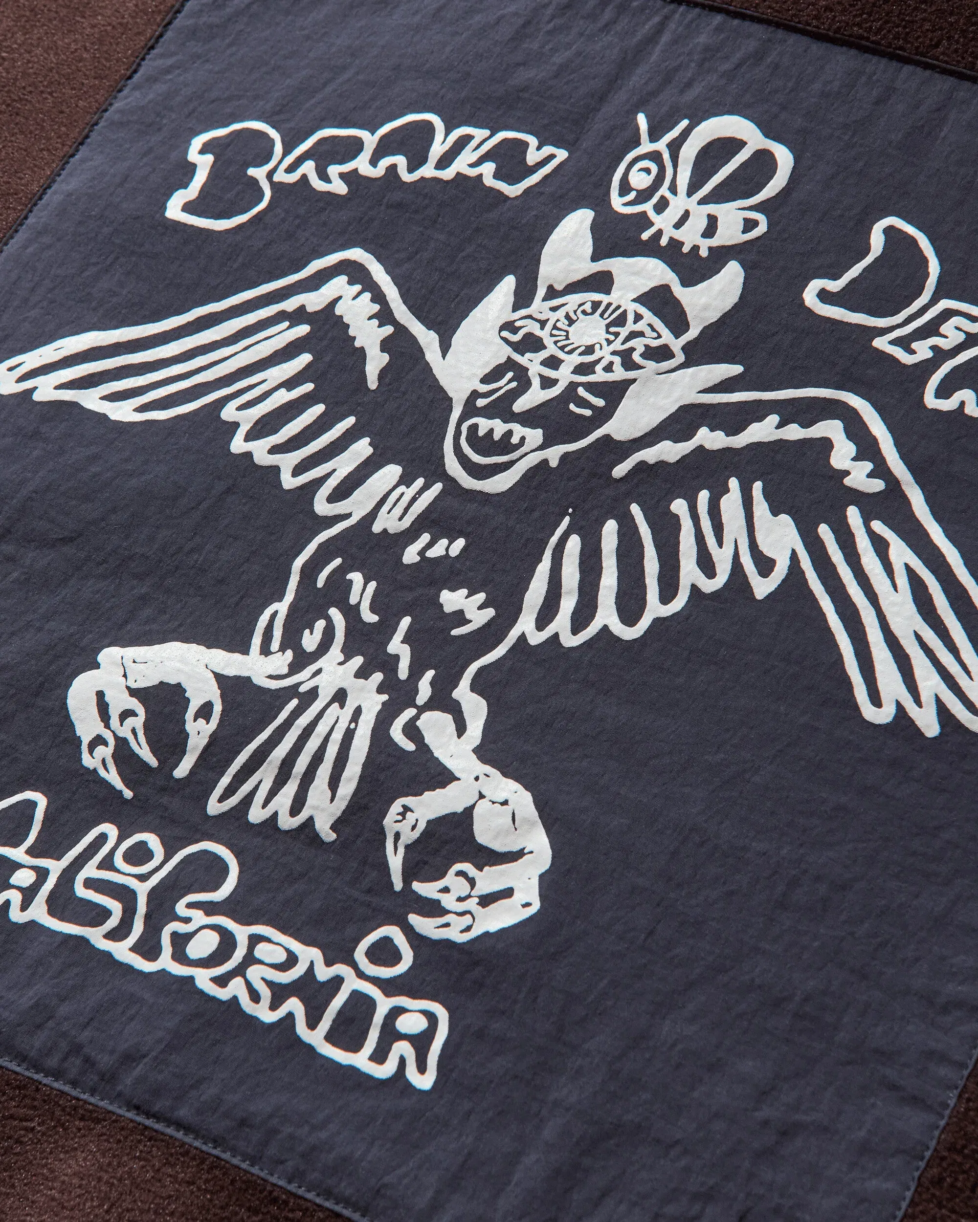 Brain Dead Men's Equipment Fleece Pullover Brown
