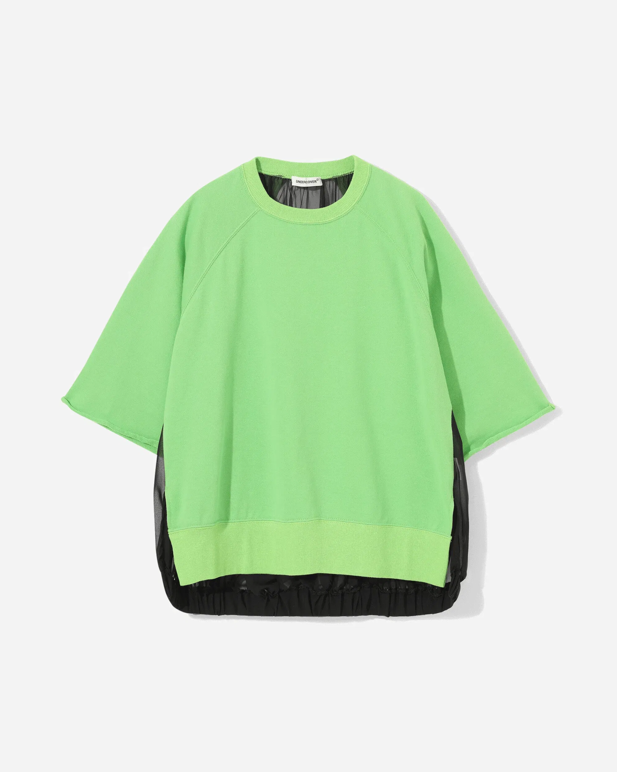 Undercover Women's Mesh Cotton T-Shirt Light Green