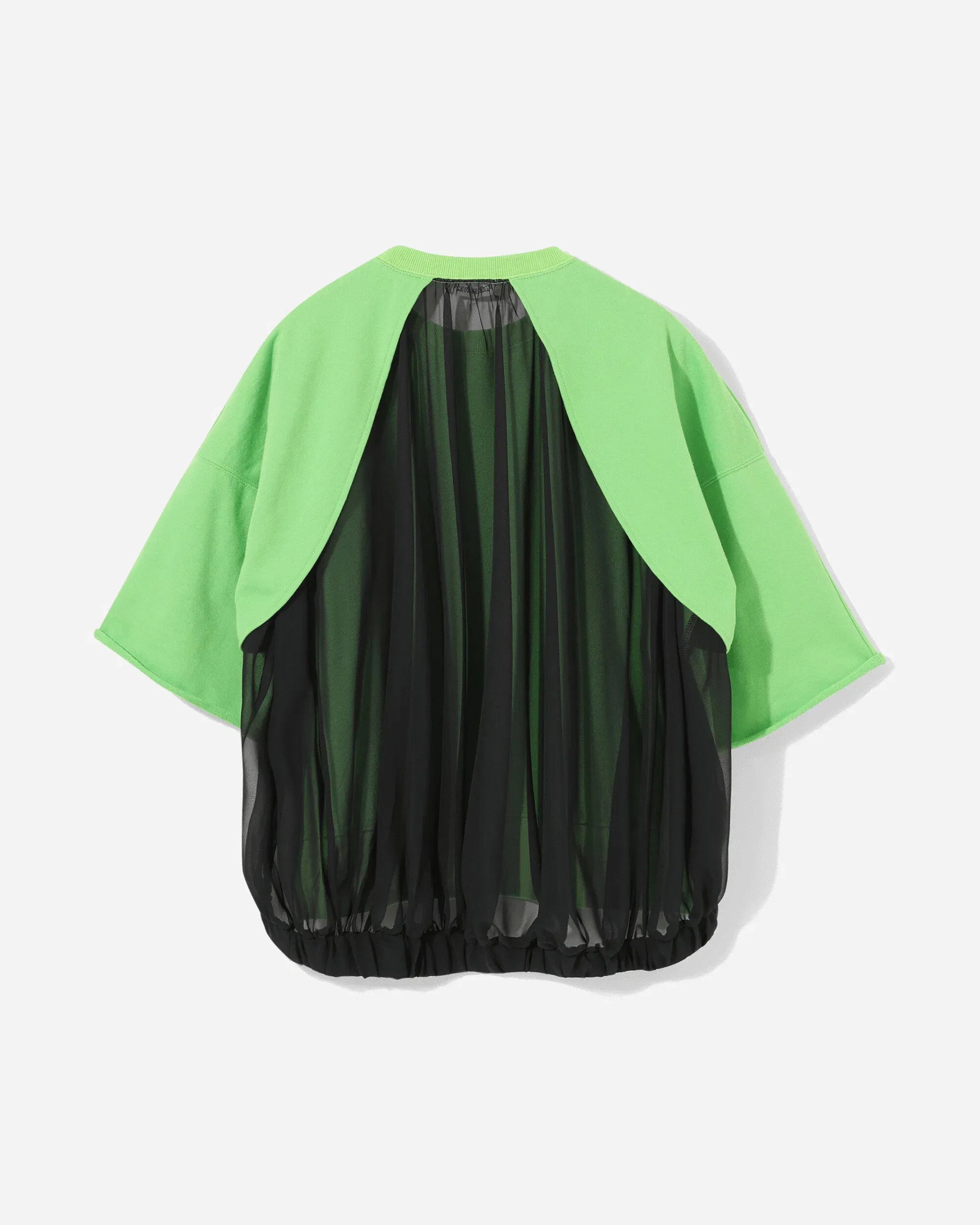Undercover Women's Mesh Cotton T-Shirt Light Green